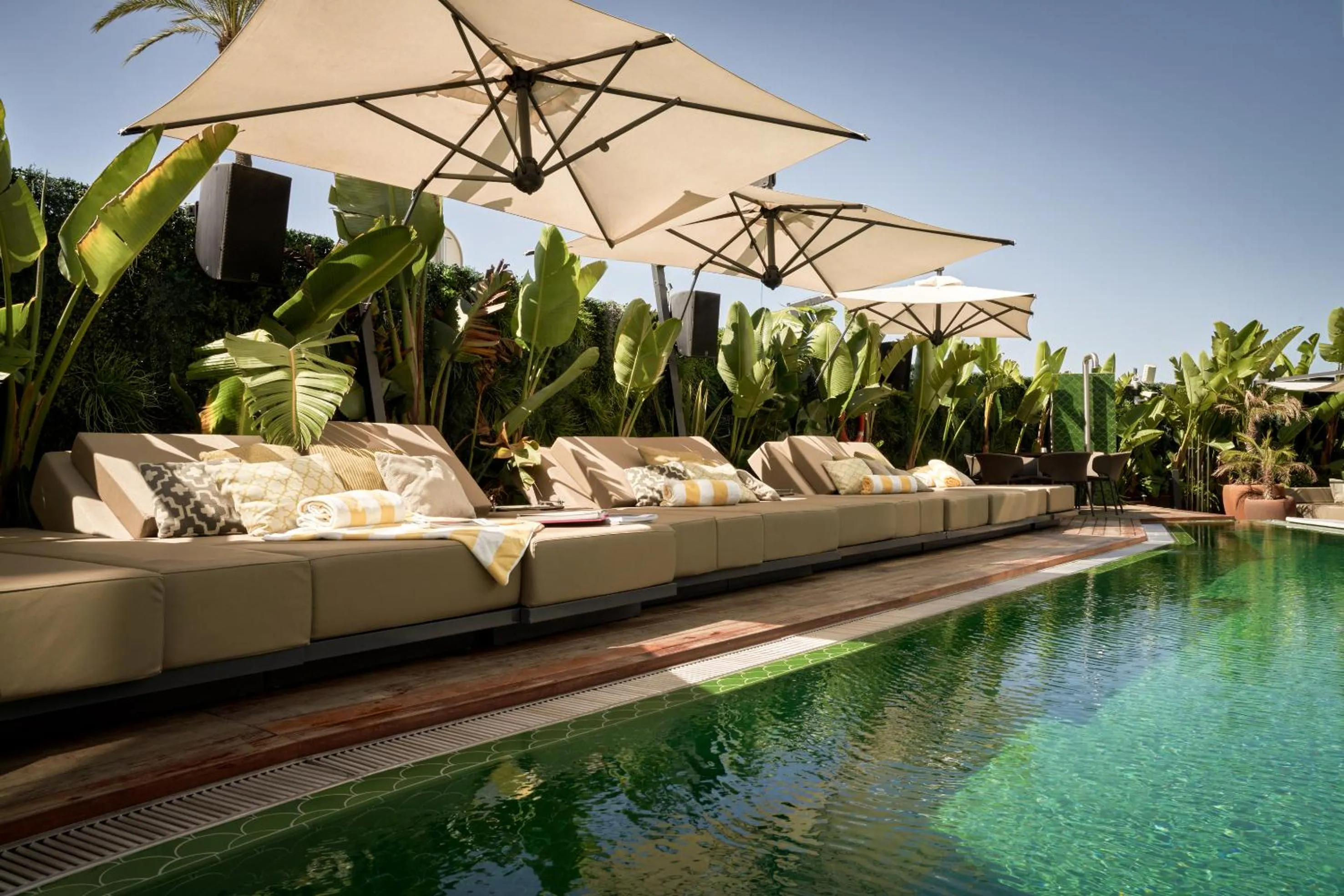 Swimming pool in Sir Joan Hotel, part of Sircle Collection