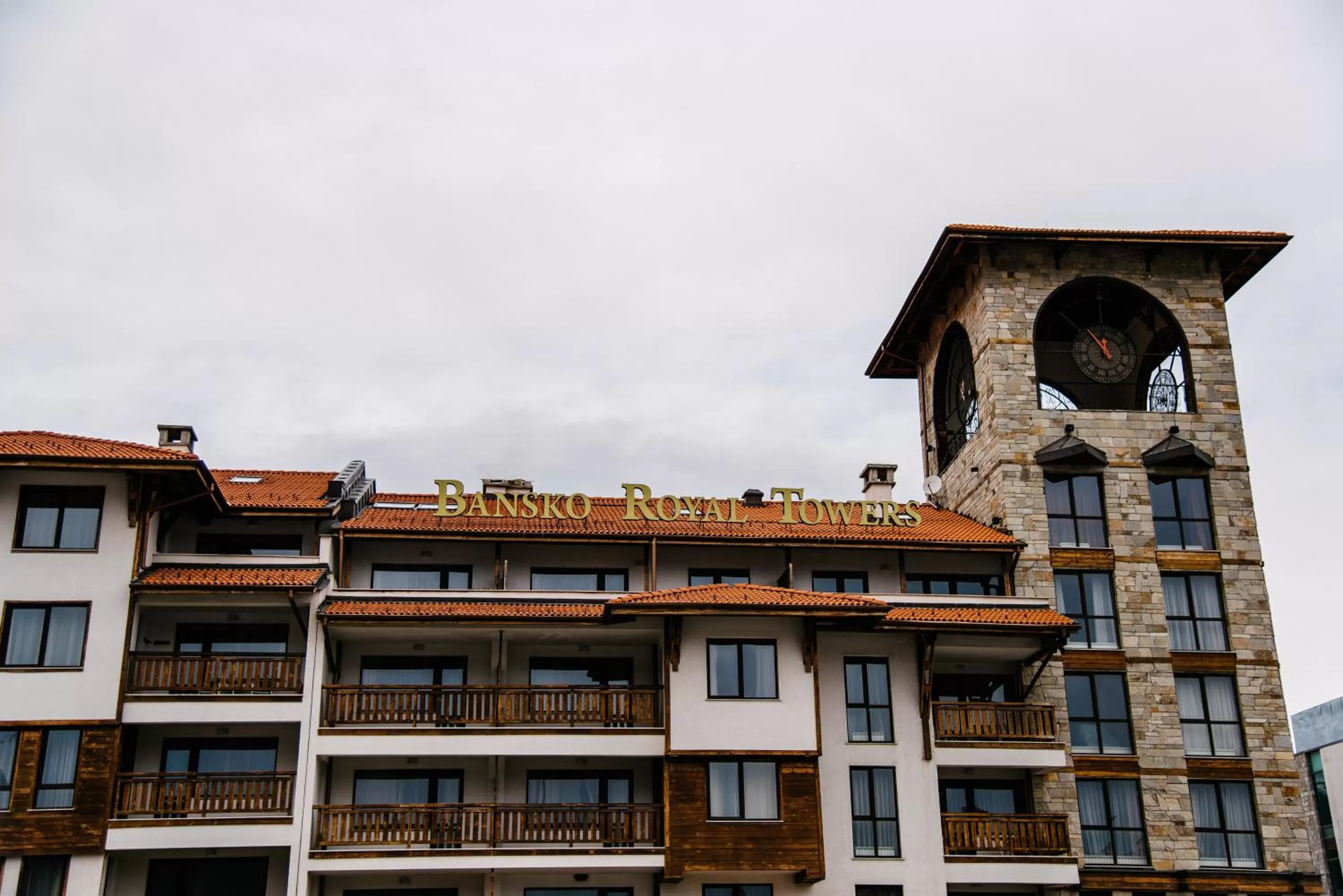 Property building in Bansko Royal Towers Hotel