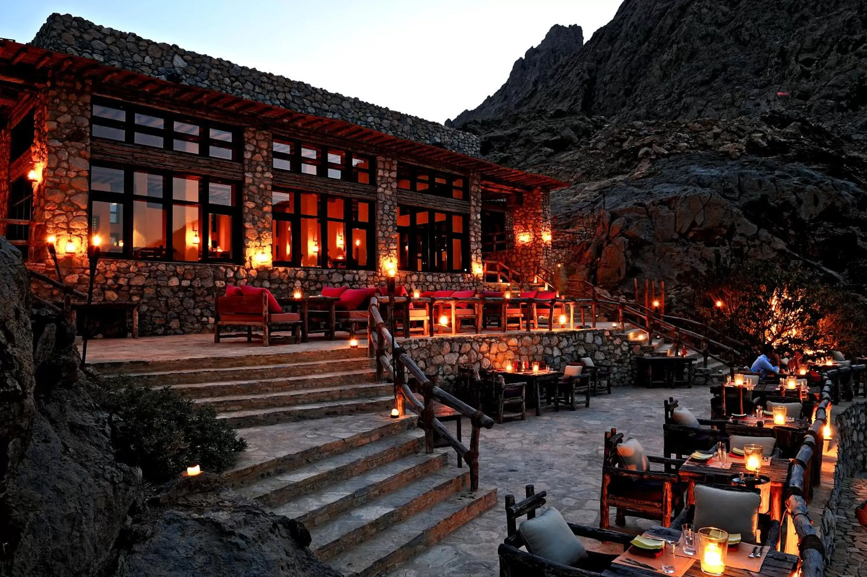 Restaurant/places to eat, Property Building in Six Senses Zighy Bay