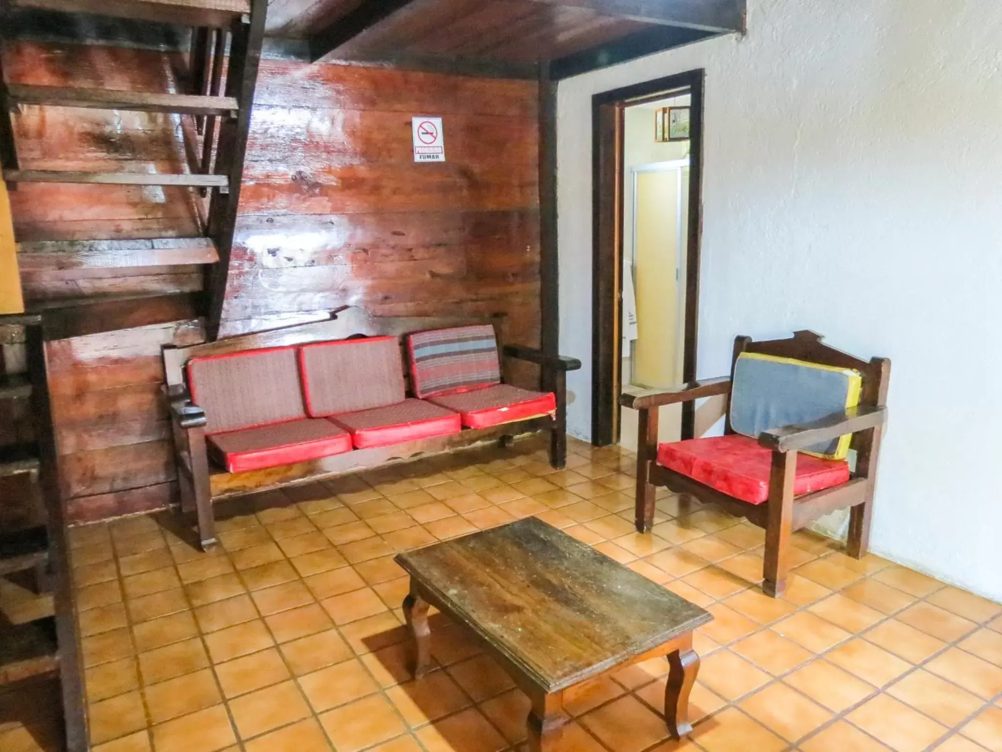 Seating Area in Cabañas Yunuén by Rotamundos