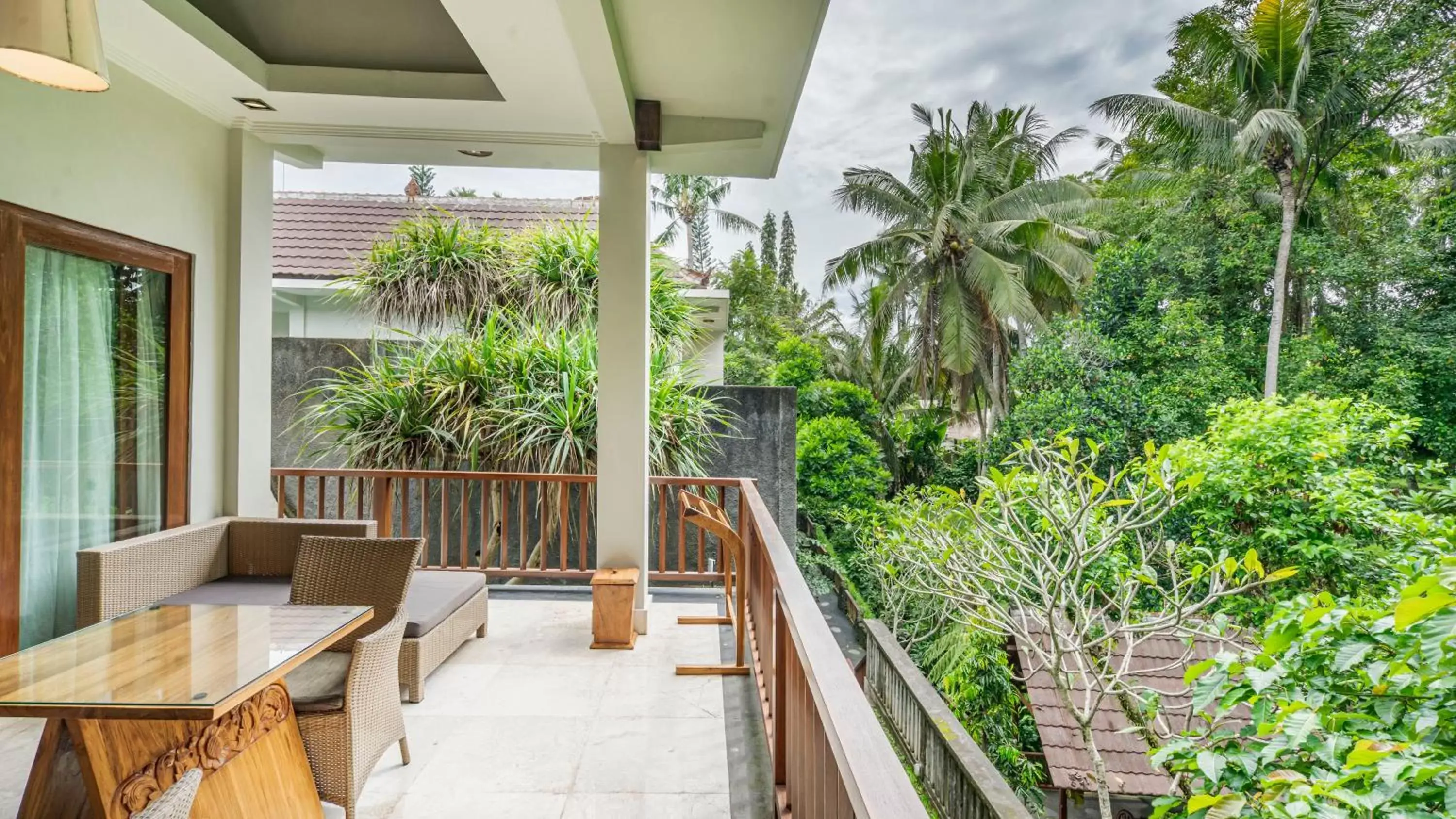 Garden, Balcony/Terrace in KajaNe Mua at Ubud Bali