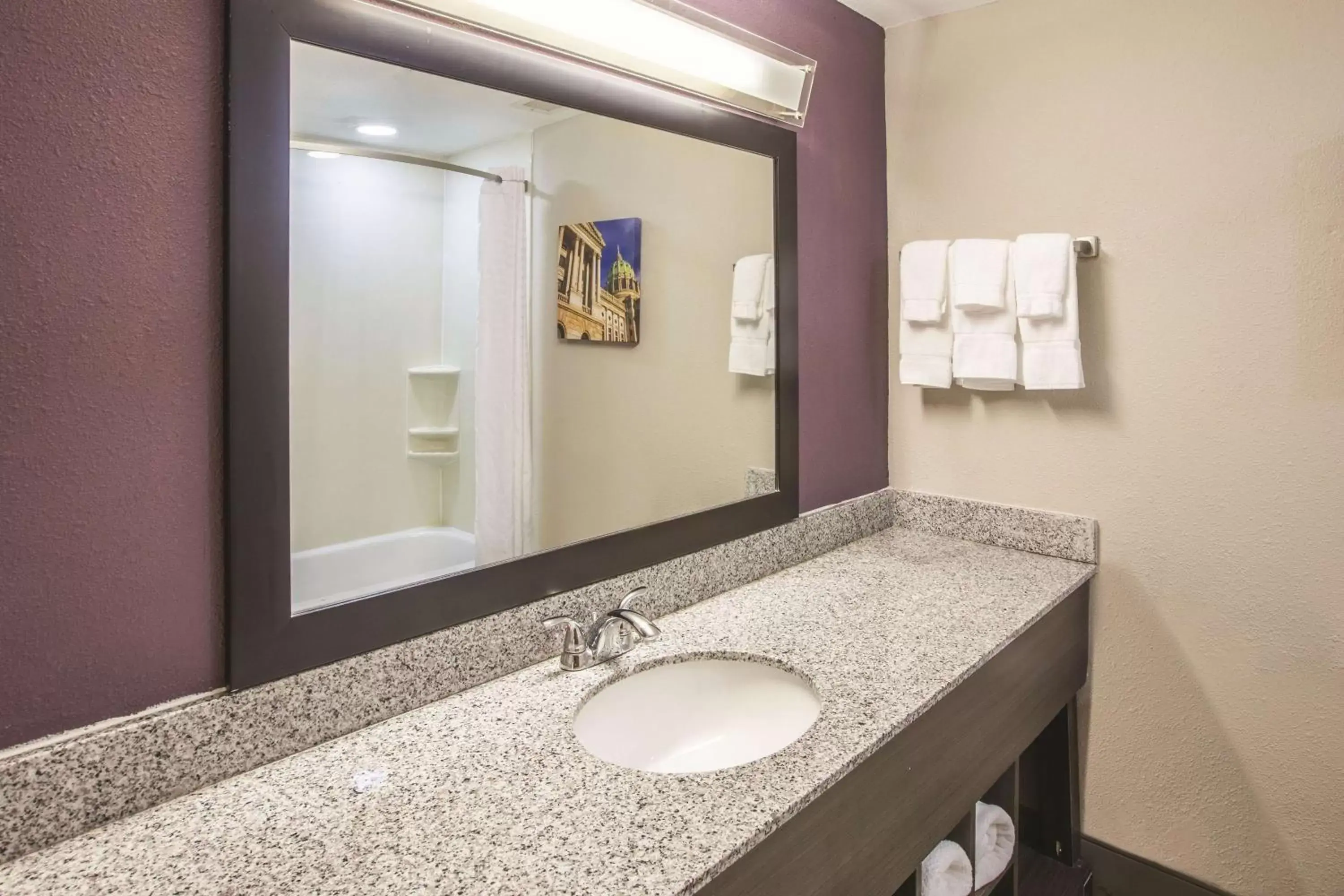 Photo of the whole room, Bathroom in La Quinta by Wyndham Mechanicsburg - Harrisburg