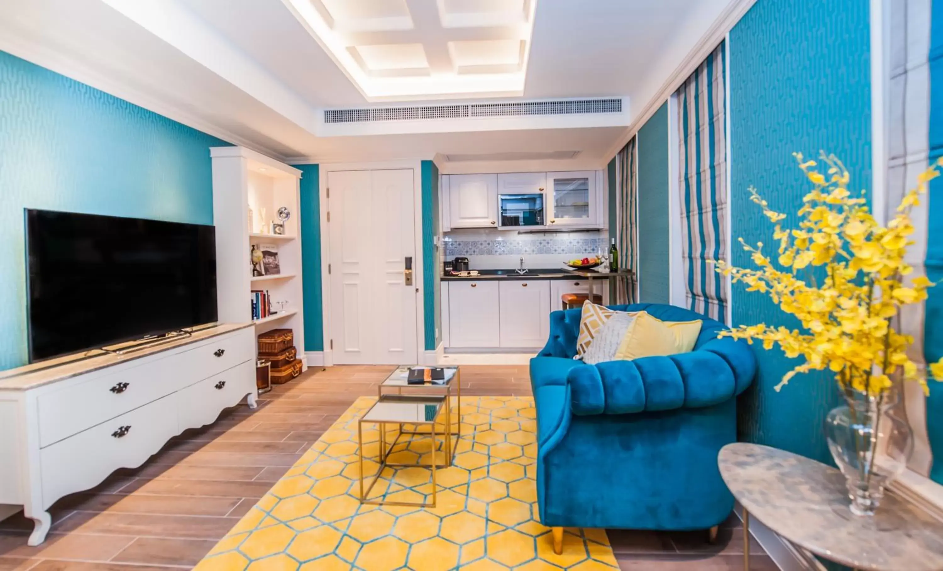 Living room, Seating Area in Hotel Madera Hollywood