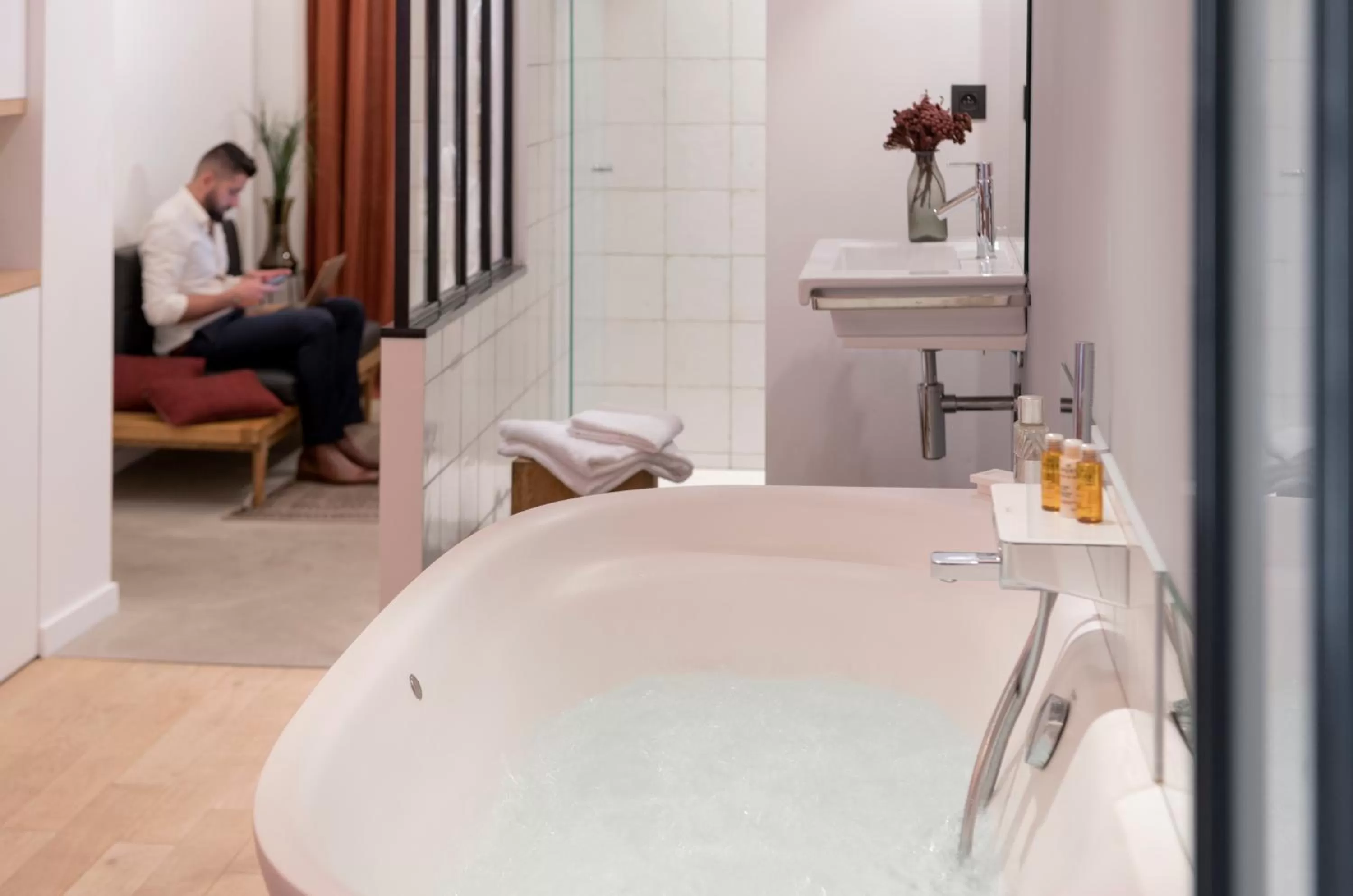 Bathroom in MiHotel Charité