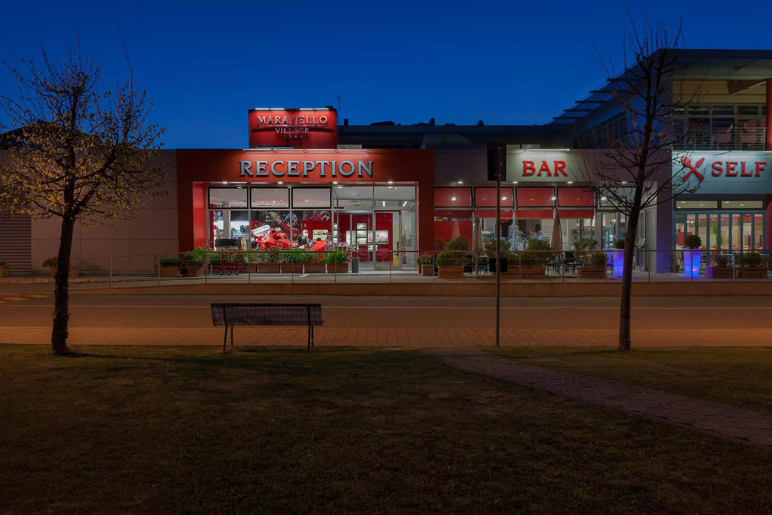 Lobby or reception, Property Building in Hotel Maranello Village