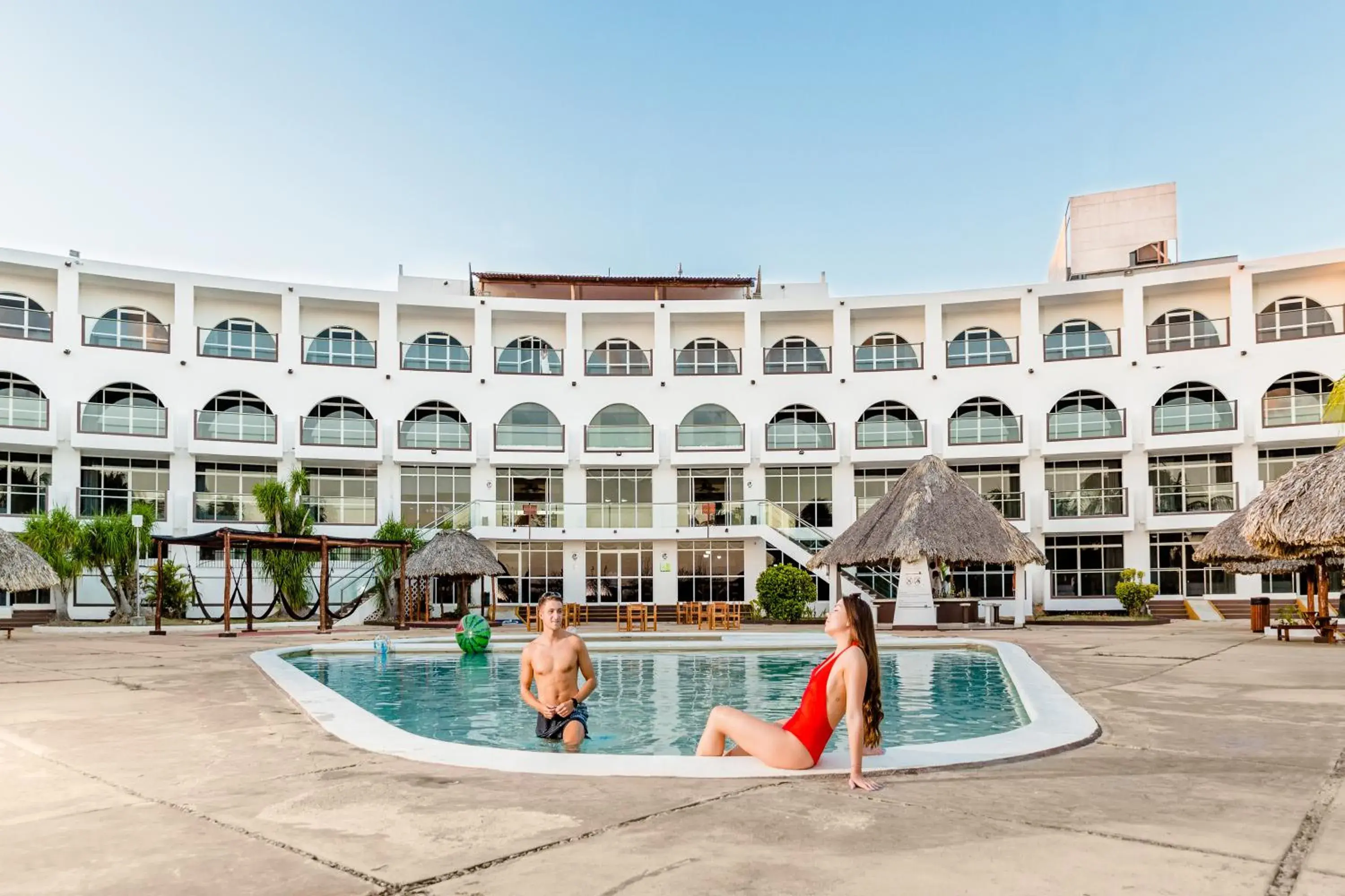 Swimming Pool in Uxmal Resort Maya