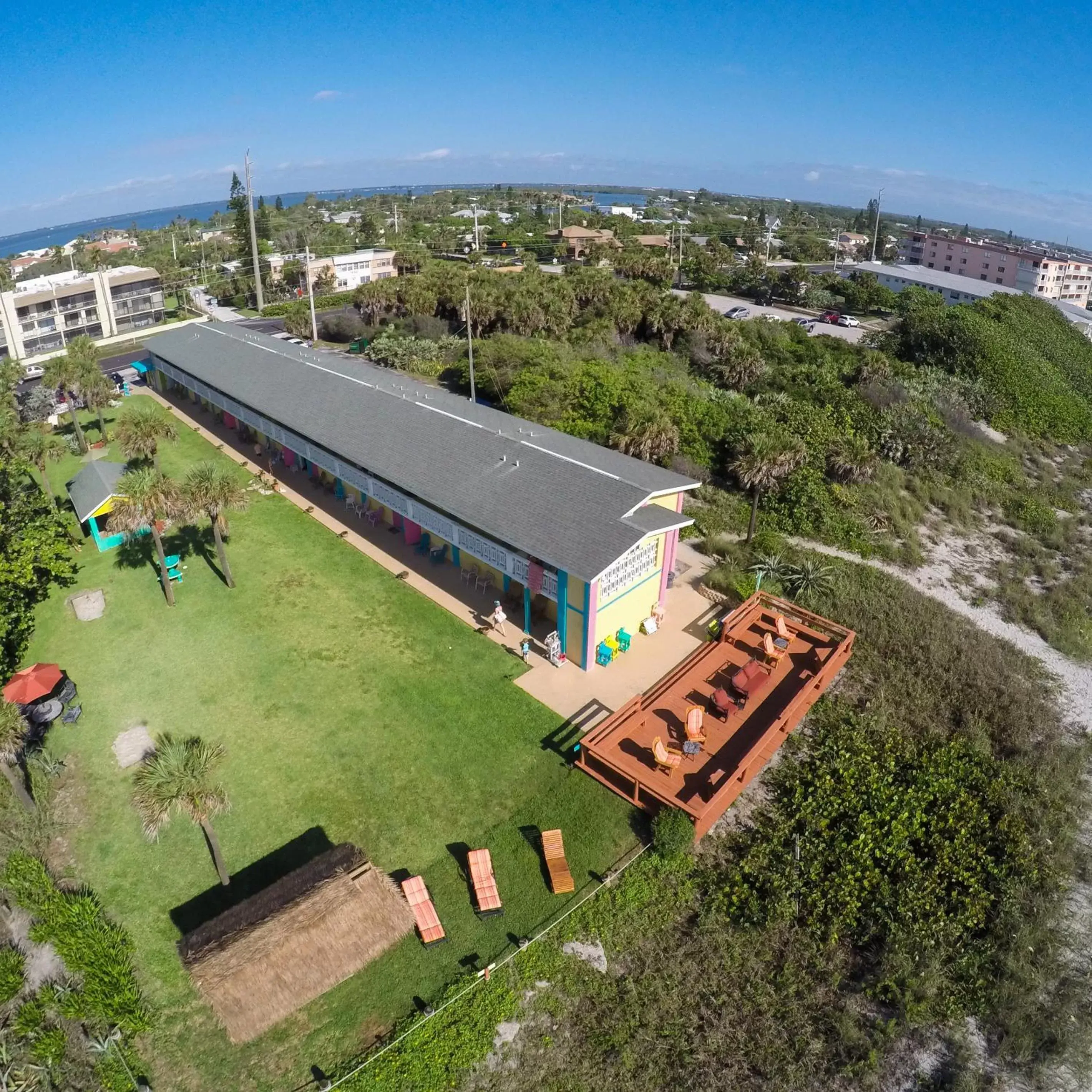 Bird's eye view, Bird's-eye View in South Beach Inn - Cocoa Beach