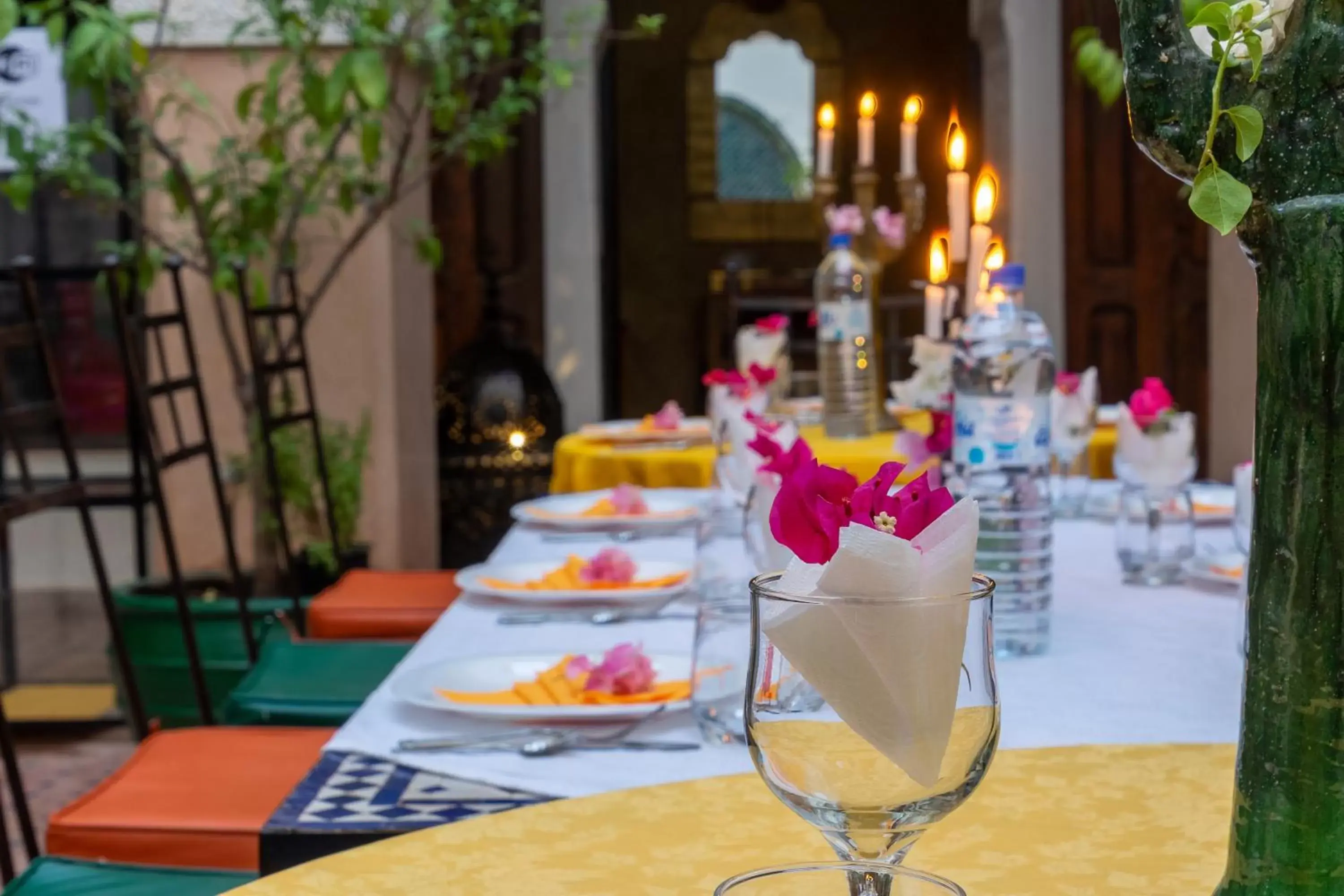 Dining area, Restaurant/Places to Eat in Riad Le Jardin de Lea, Suites & Spa