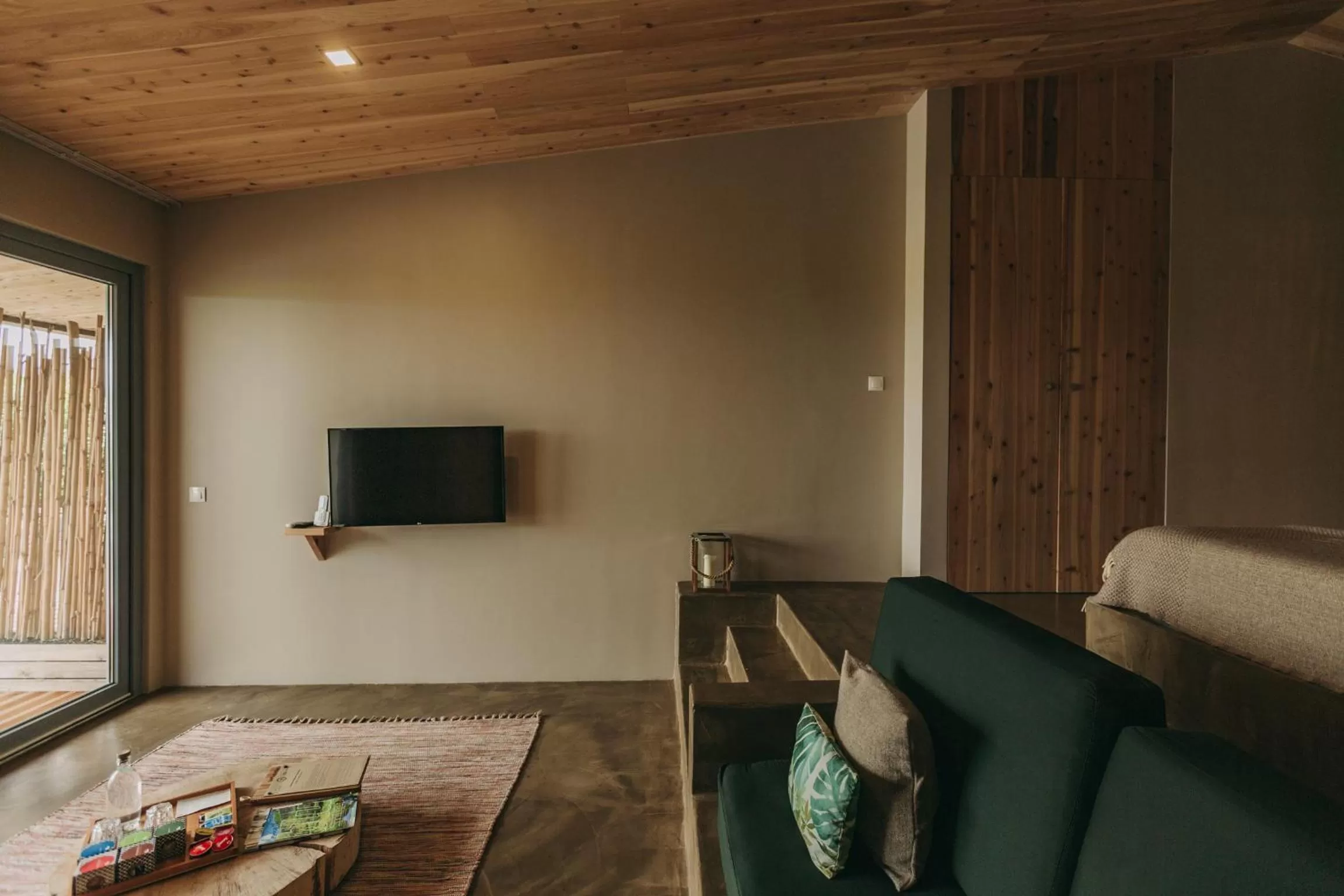 Living room in Santa Barbara Eco-Beach Resort