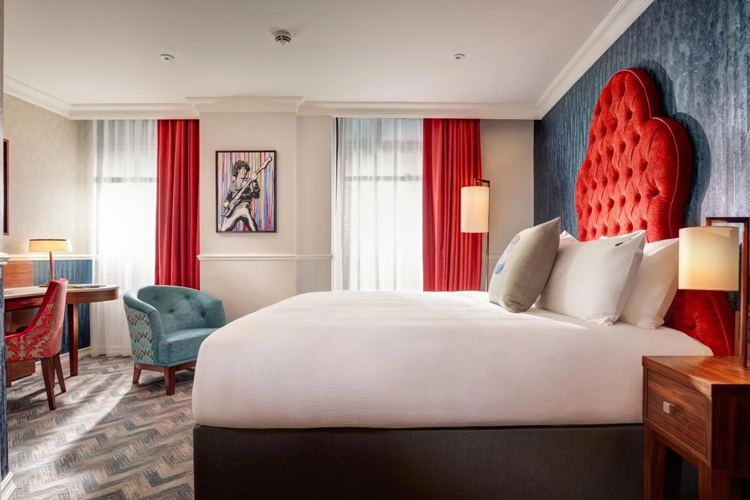 Bedroom, Bed in Hard Rock Hotel Dublin