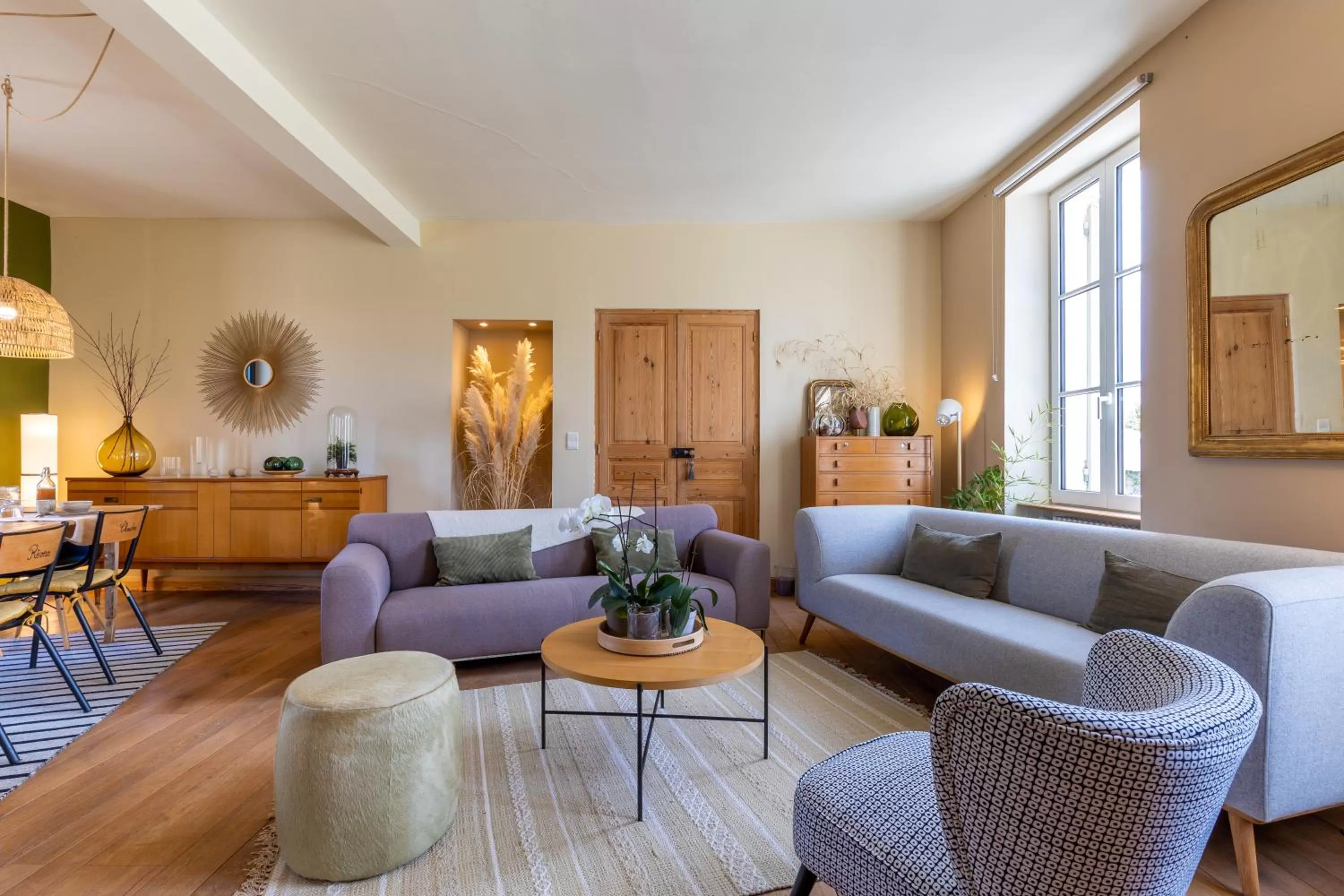 Living room in La Burie