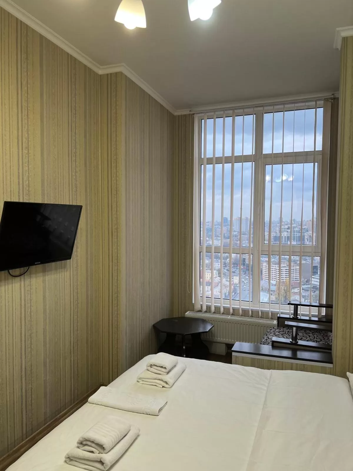 Bed in The apartments