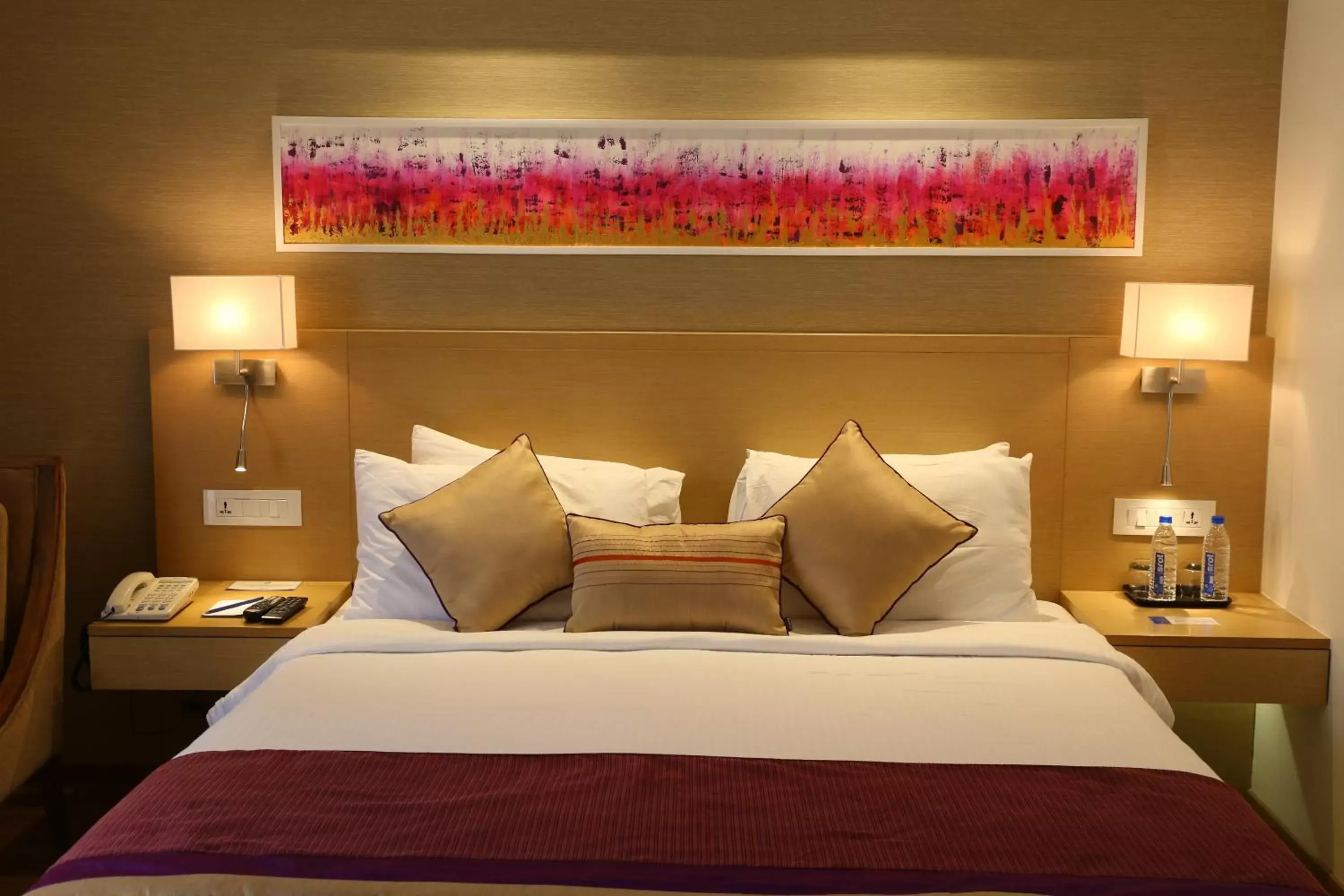 Bedroom, Bed in Sarovar Portico Rivera Ahmedabad