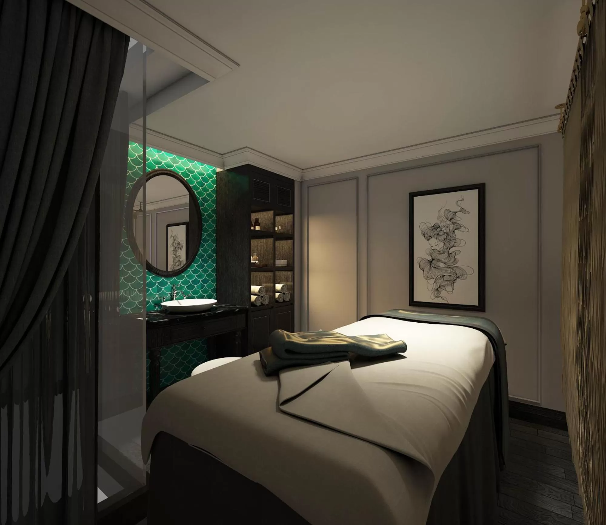 Massage, Bed in Hanoi Paradise Center Hotel & Spa