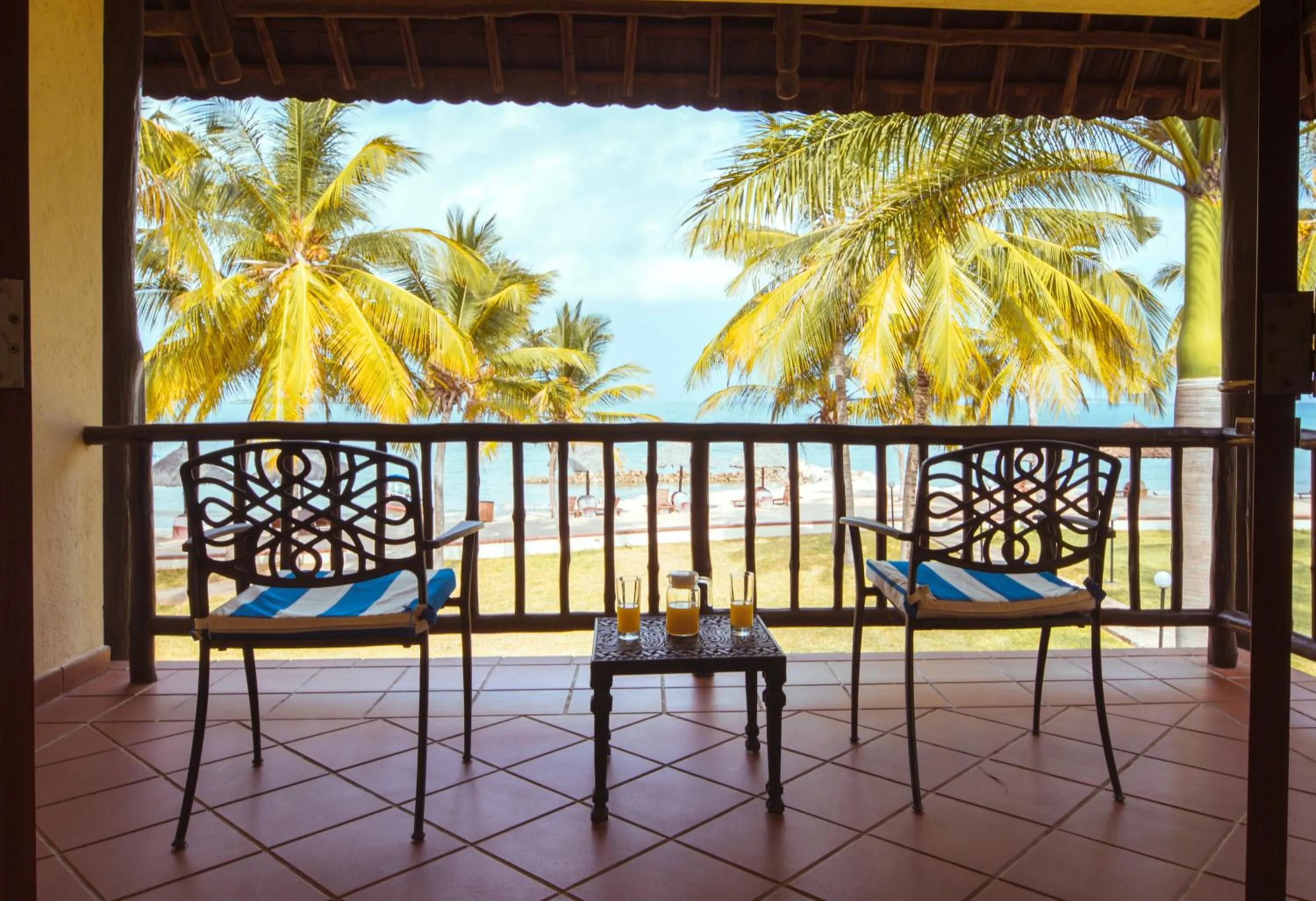 Patio in White Sands Hotel