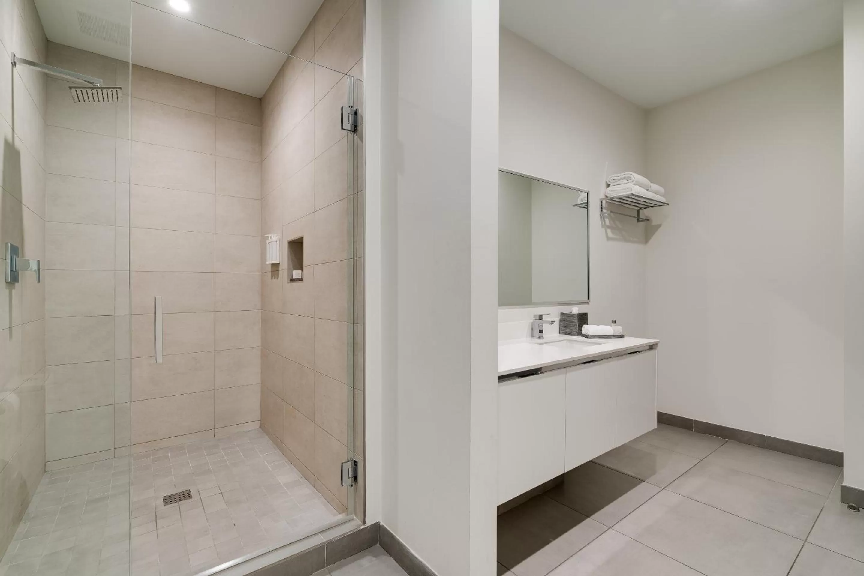 Shower in Costa Hollywood Beach Resort - An All Suite Hotel