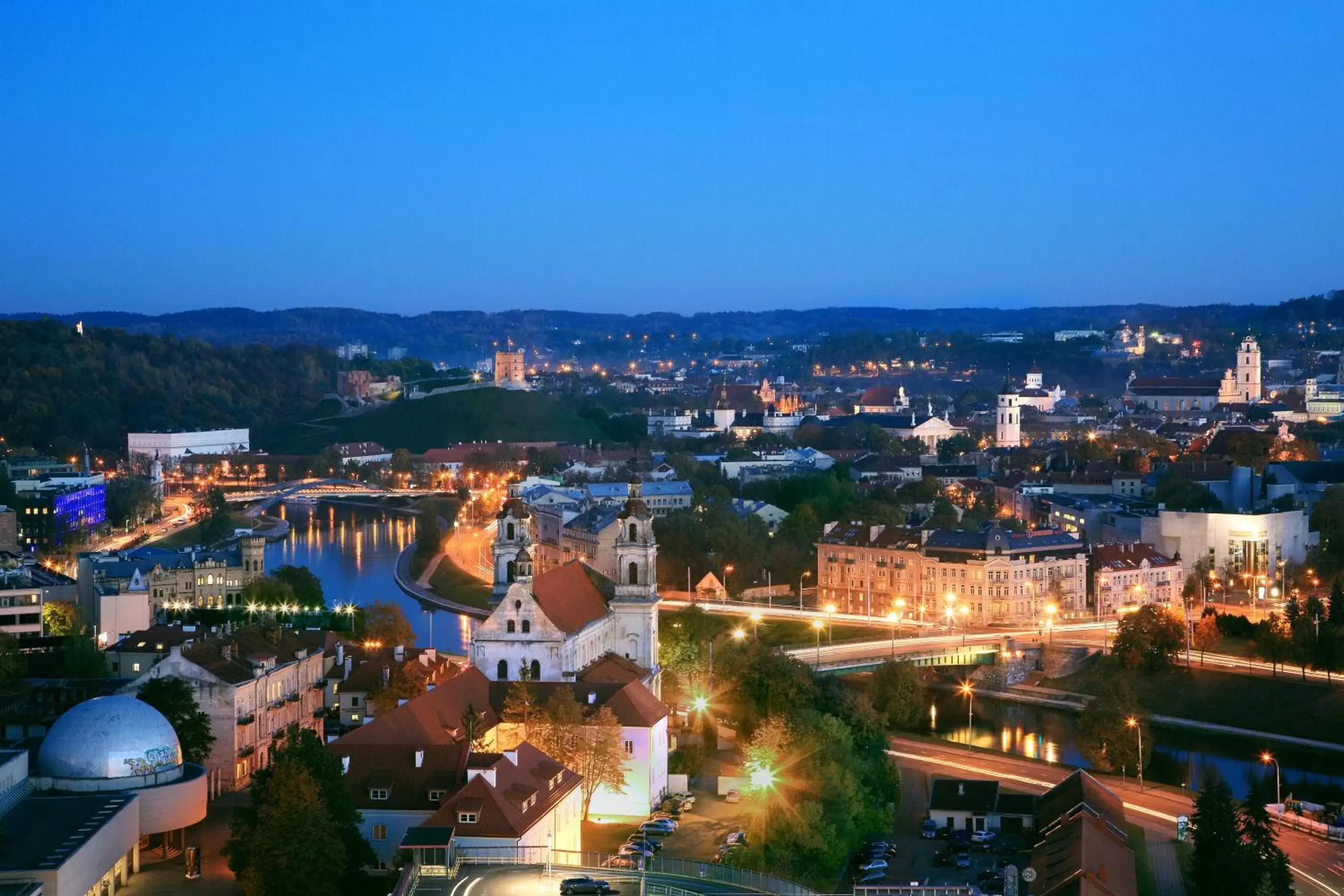 City view, Bird's-eye View in Radisson Blu Hotel Lietuva