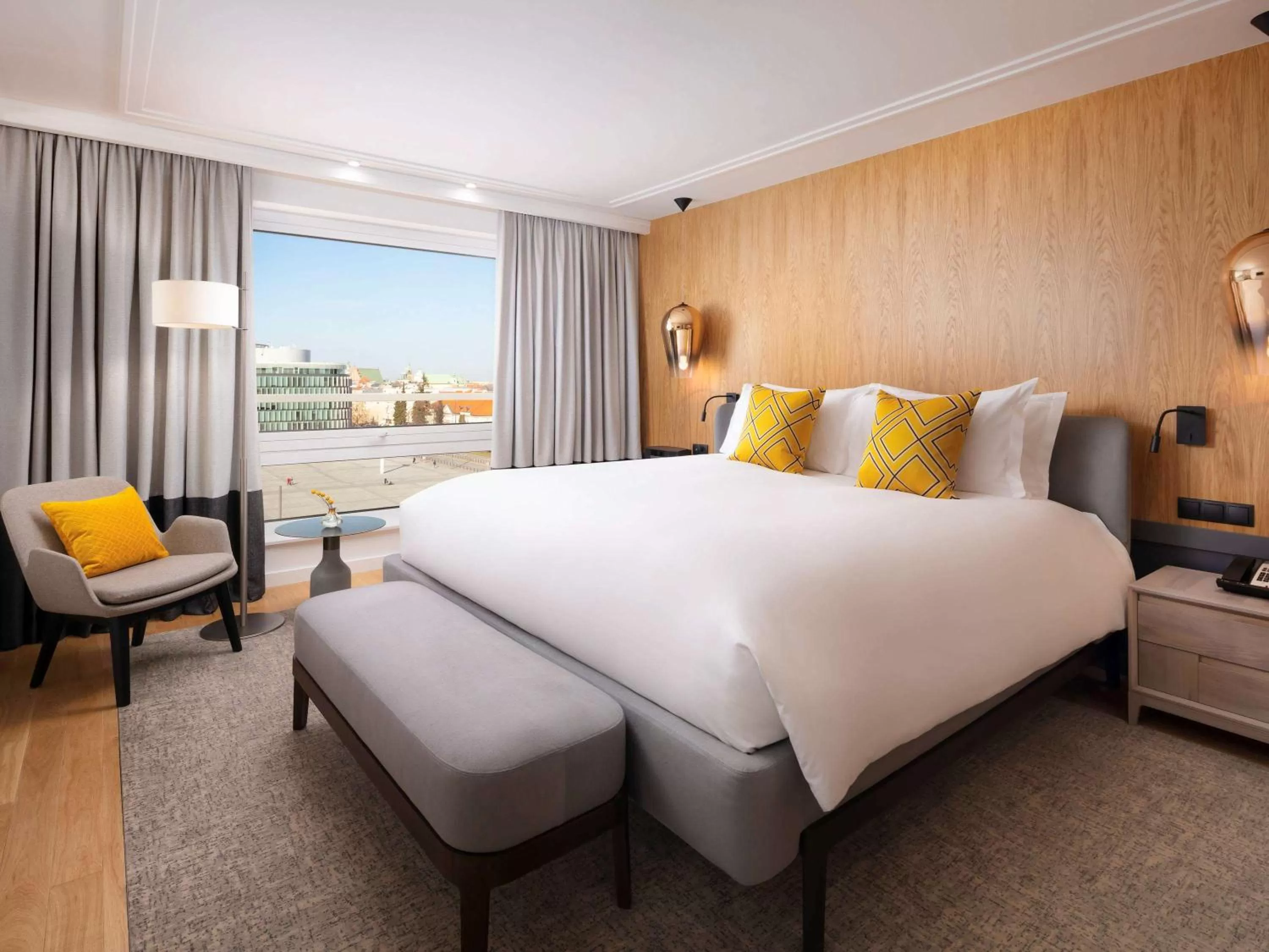 Photo of the whole room, Bed in Sofitel Warsaw Victoria