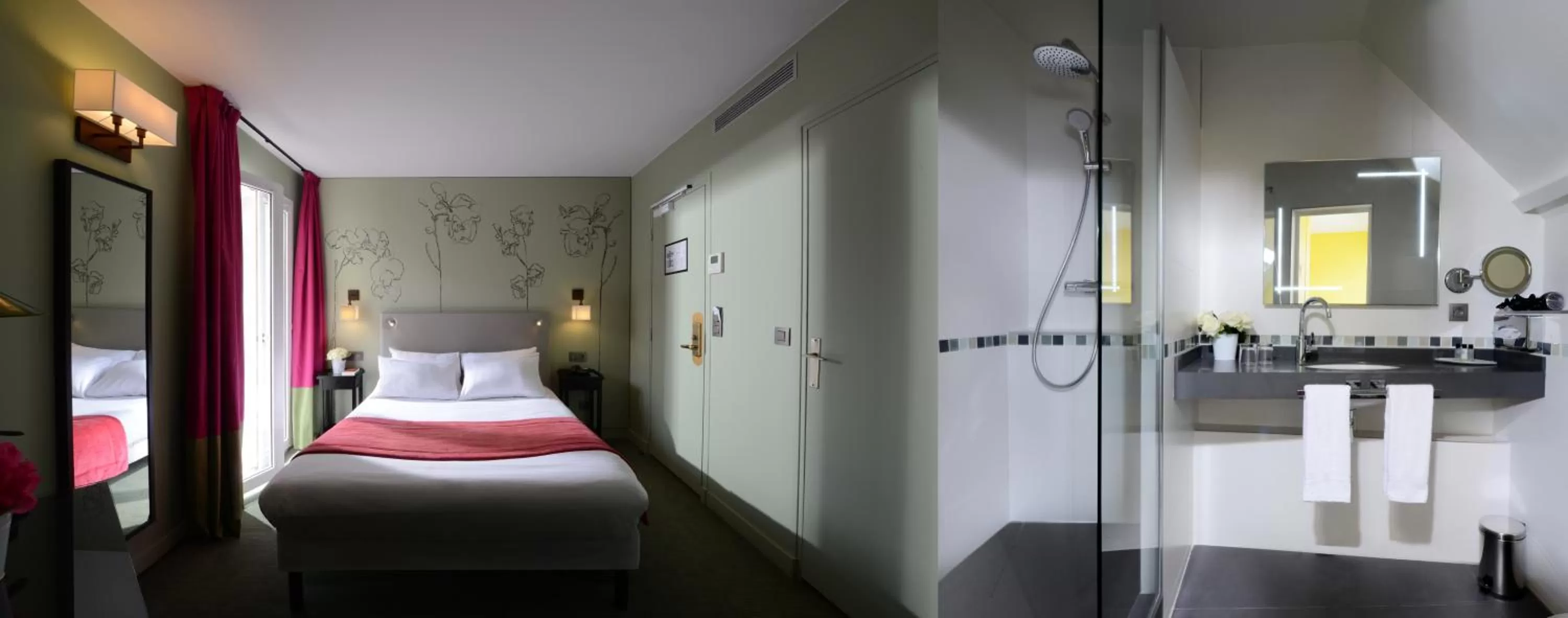 Photo of the whole room, Bed in Hôtel Orchidée