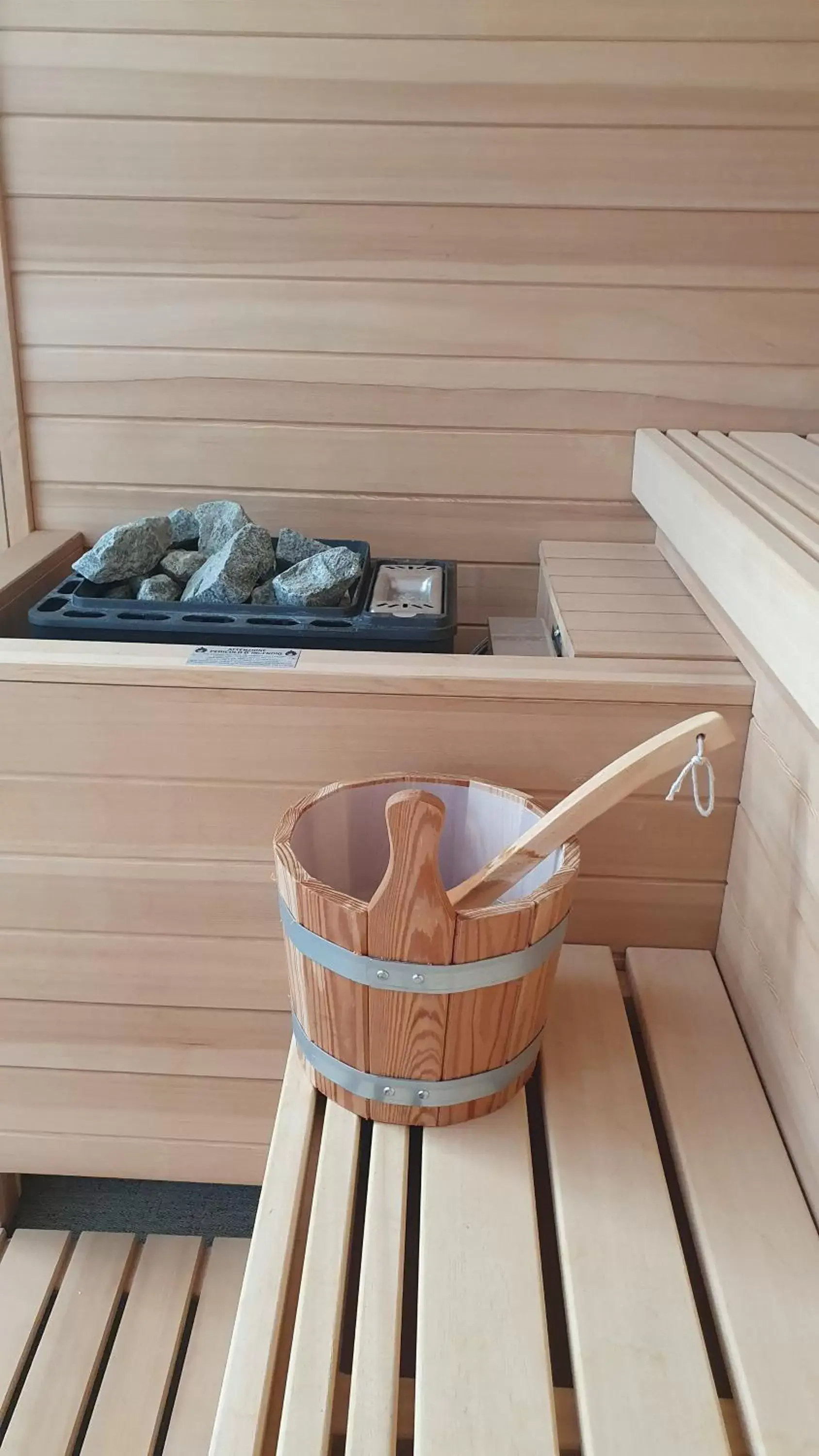 Sauna in OMAMA Hotel