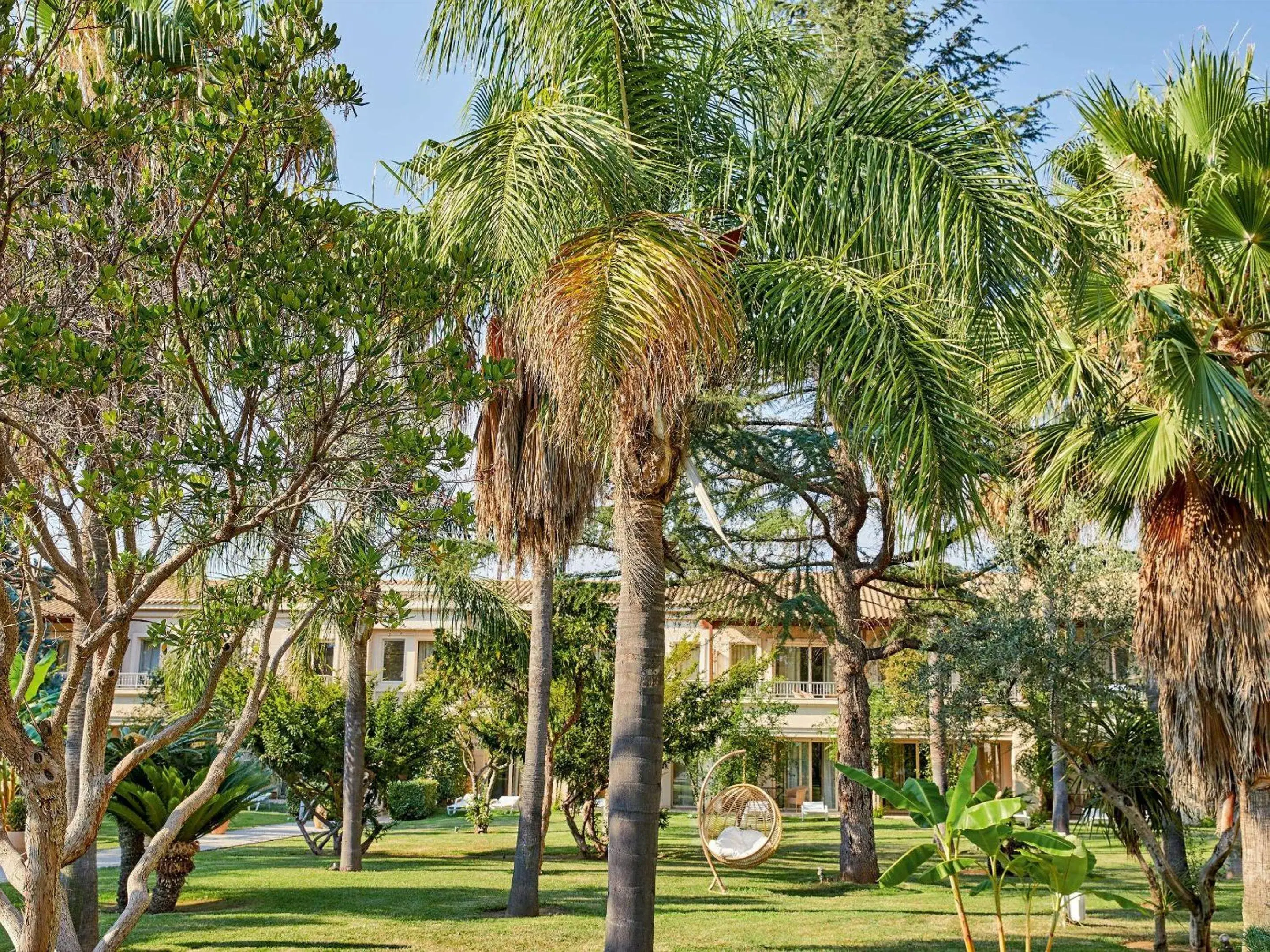 Fitness centre/facilities, Garden in Grecotel Filoxenia Hotel