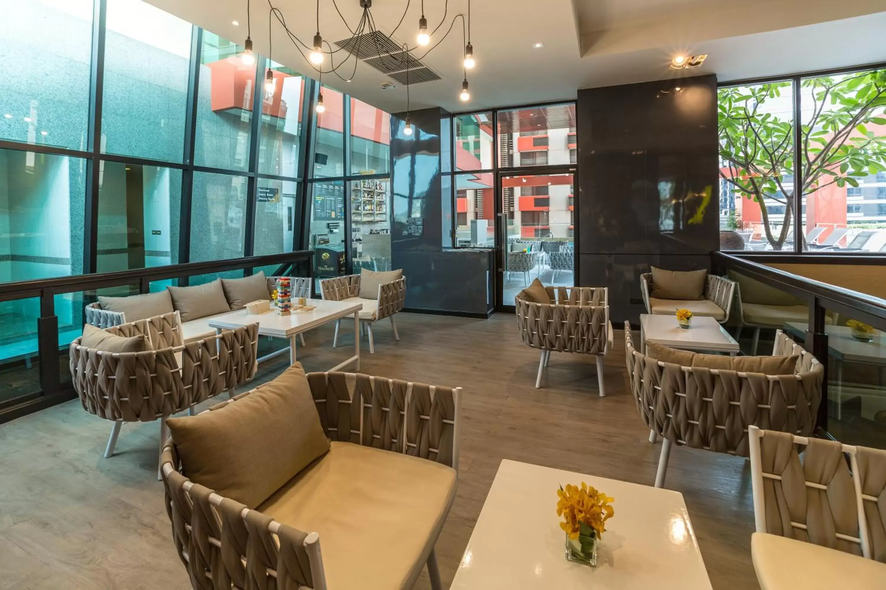 Communal lounge/ TV room, Restaurant/Places to Eat in Bandara Suites Silom, Bangkok - SHA Extra Plus