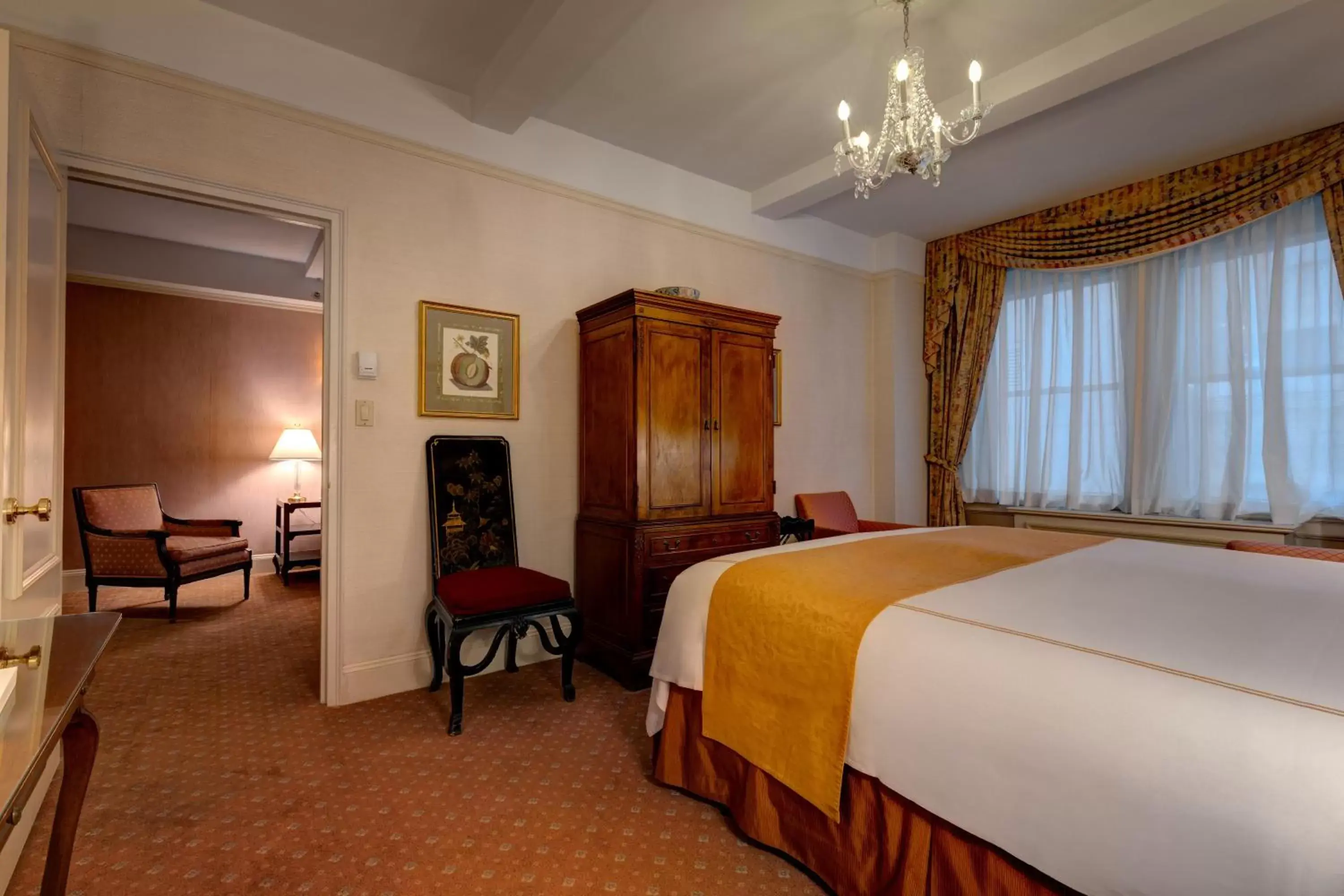 Bedroom, Bed in Hotel Elysee by Library Hotel Collection