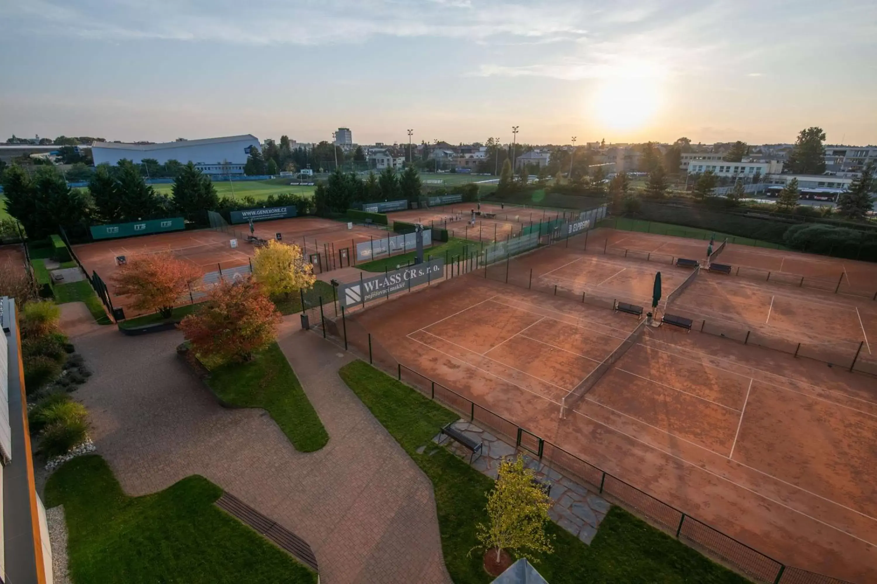 Tennis court in NH Collection Olomouc Congress