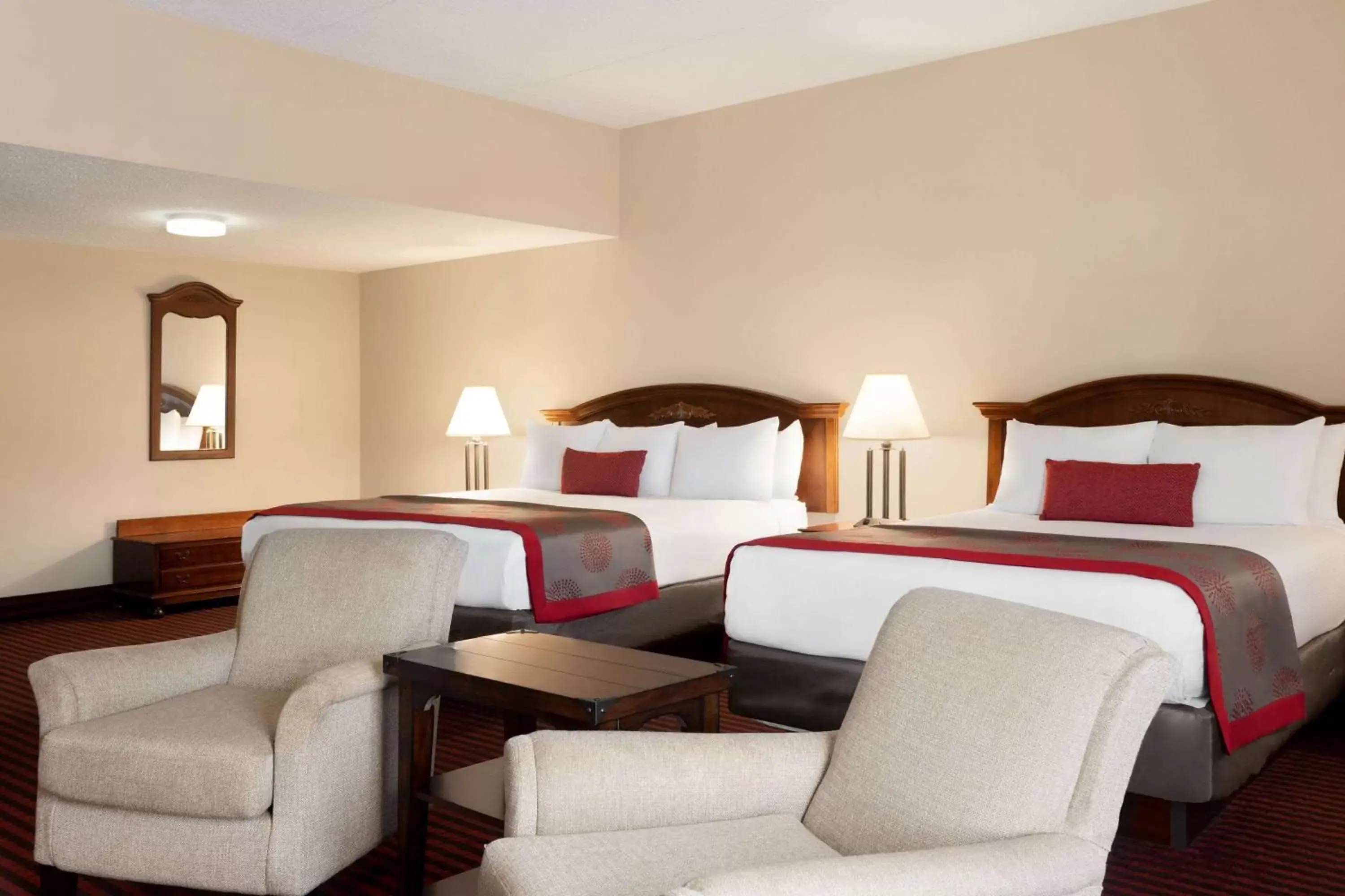 Photo of the whole room, Bed in Ramada by Wyndham Pigeon Forge North