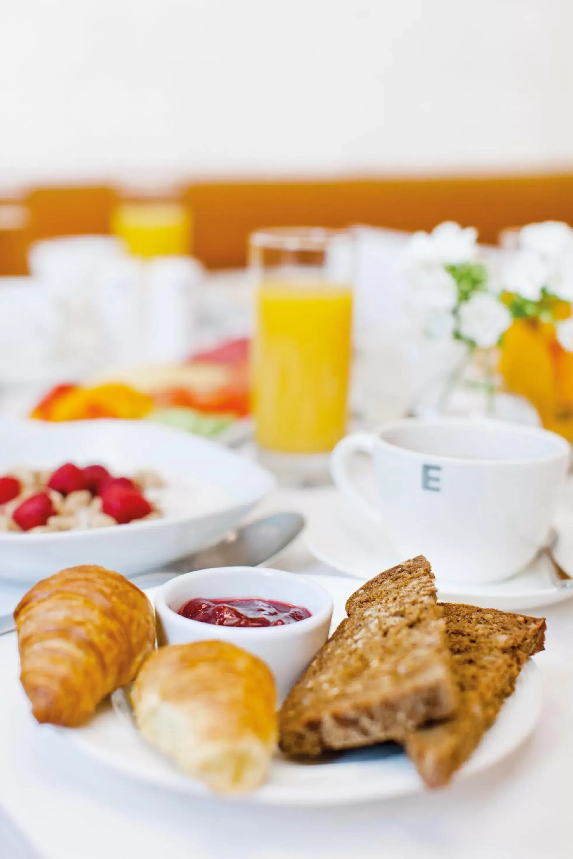 Continental breakfast in Elite Plaza Hotel Malmö