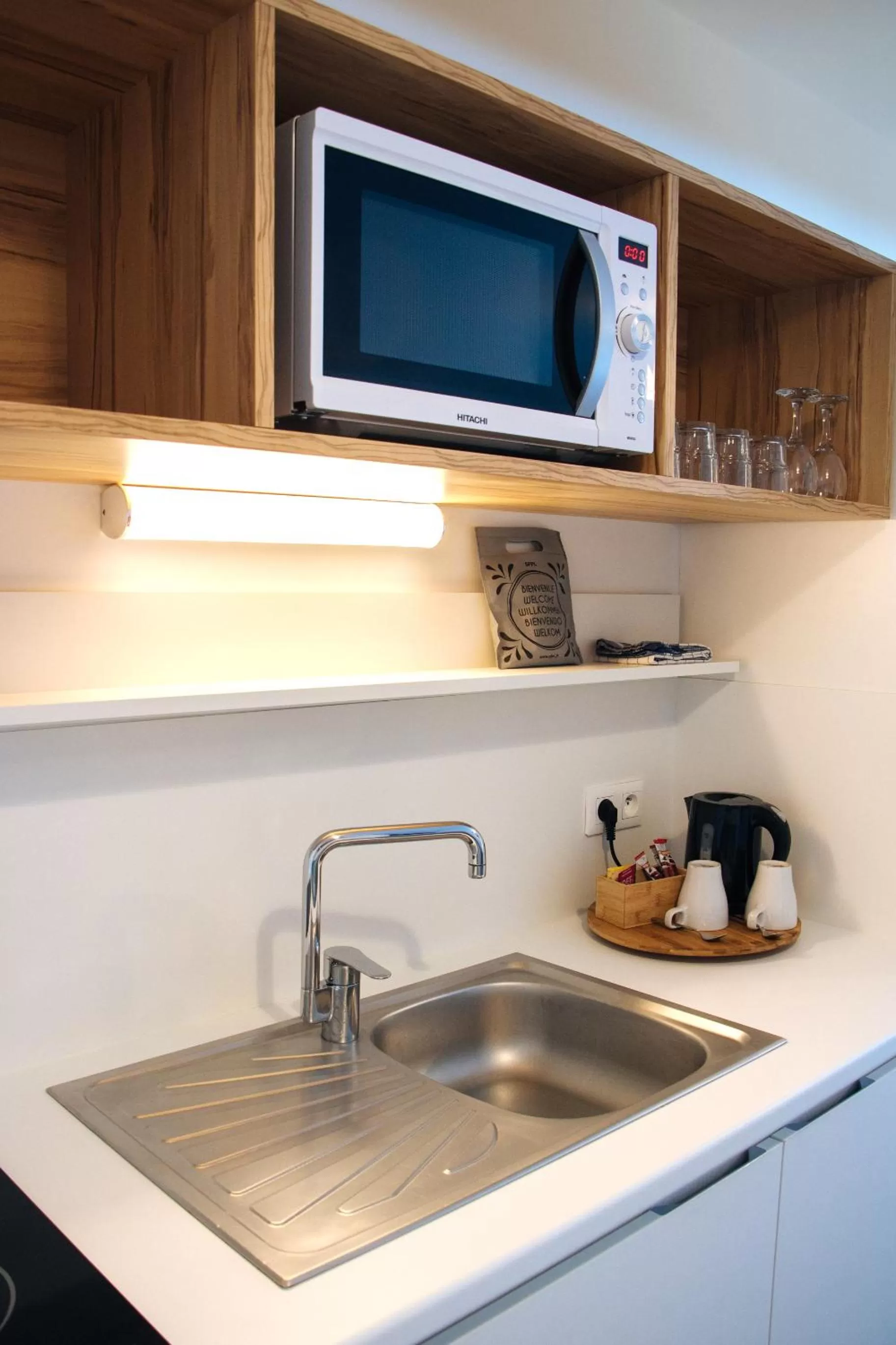 Kitchen/Kitchenette in Twenty Business Flats Le Mans Ouest