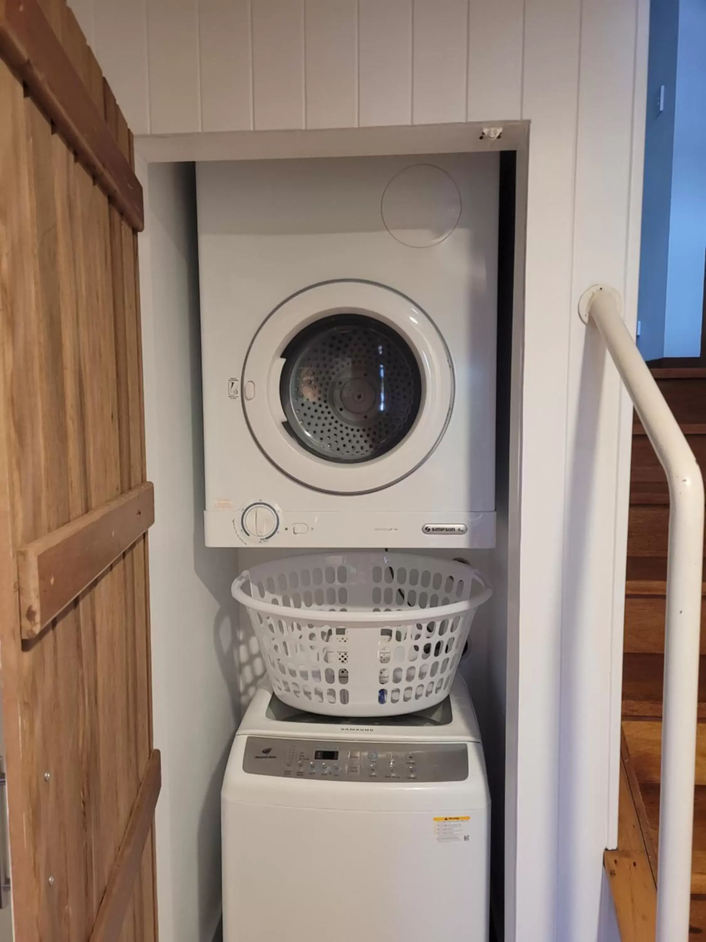 washing machine, Bathroom in The Oasis Apartments and Treetop Houses