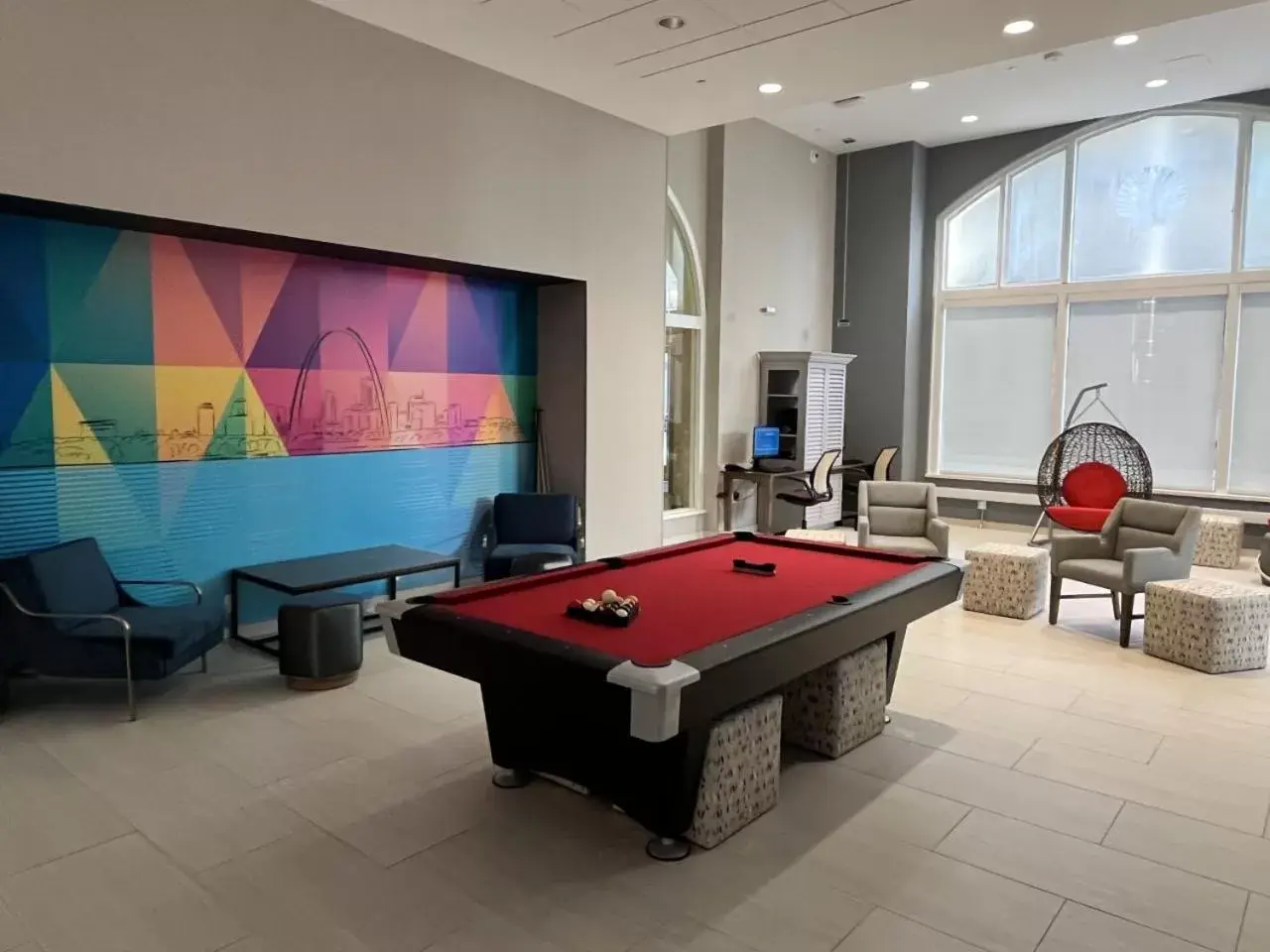 Game Room, Billiards in Home2 Suites By Hilton St Louis Downtown