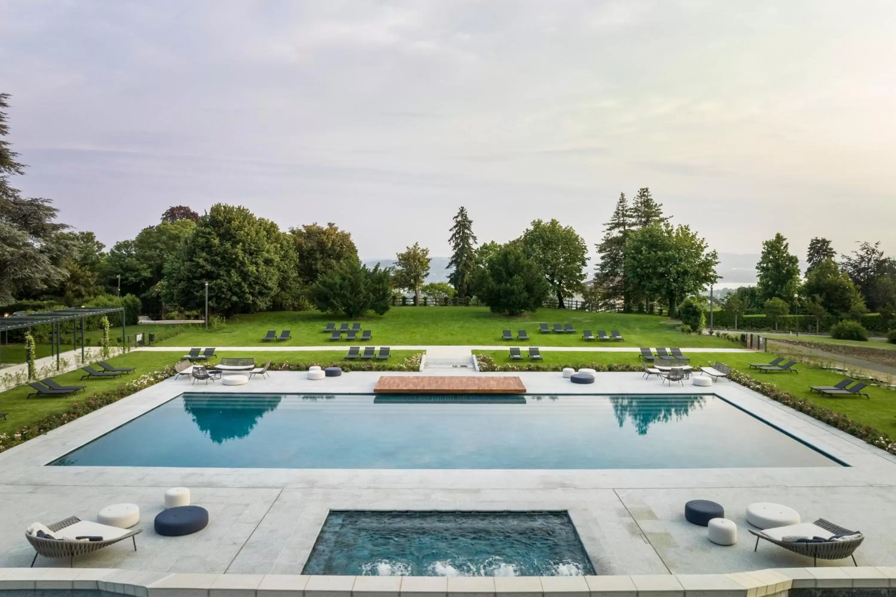 Swimming Pool in Palace Grand Hotel Varese