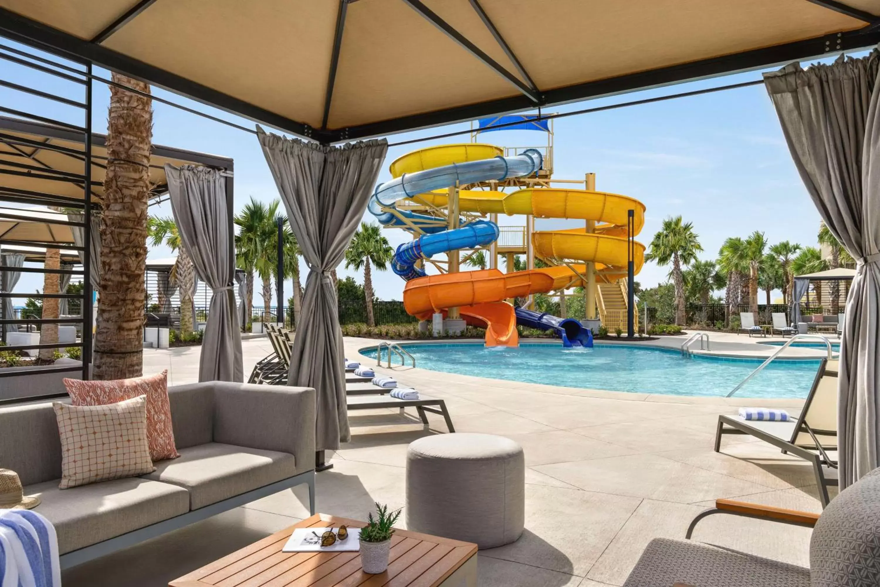 Pool view, Swimming Pool in Embassy Suites by Hilton Myrtle Beach Oceanfront Resort