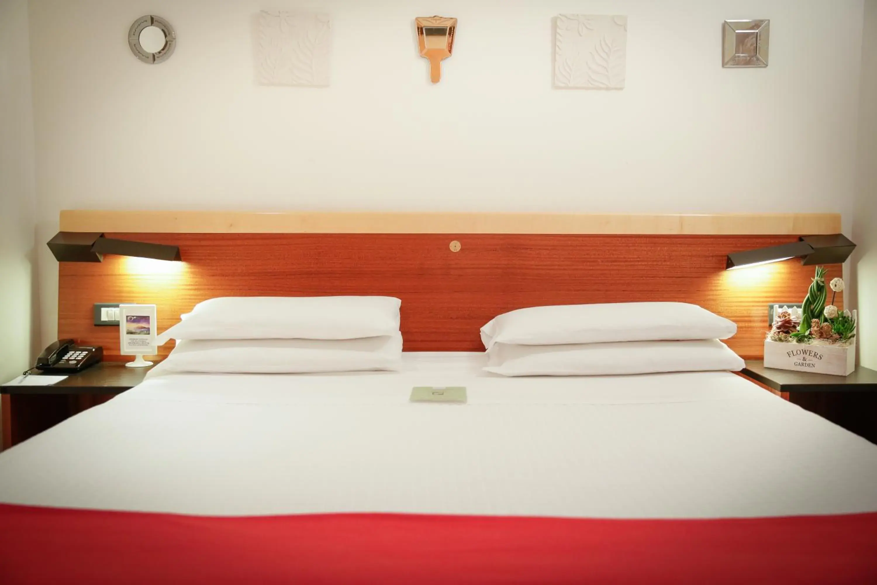 Bed in Art Hotel Milano