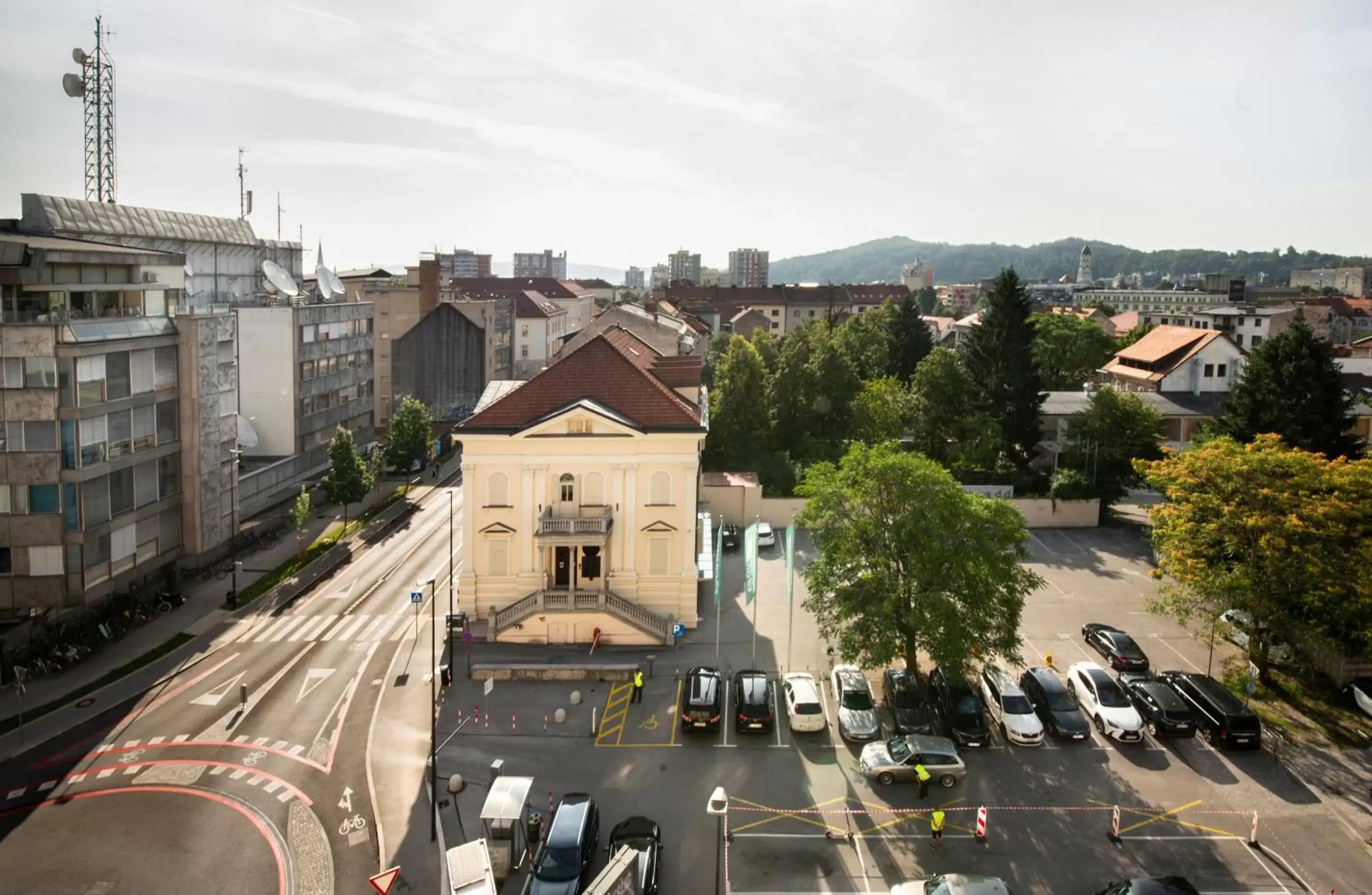View (from property/room) in City Hotel Ljubljana
