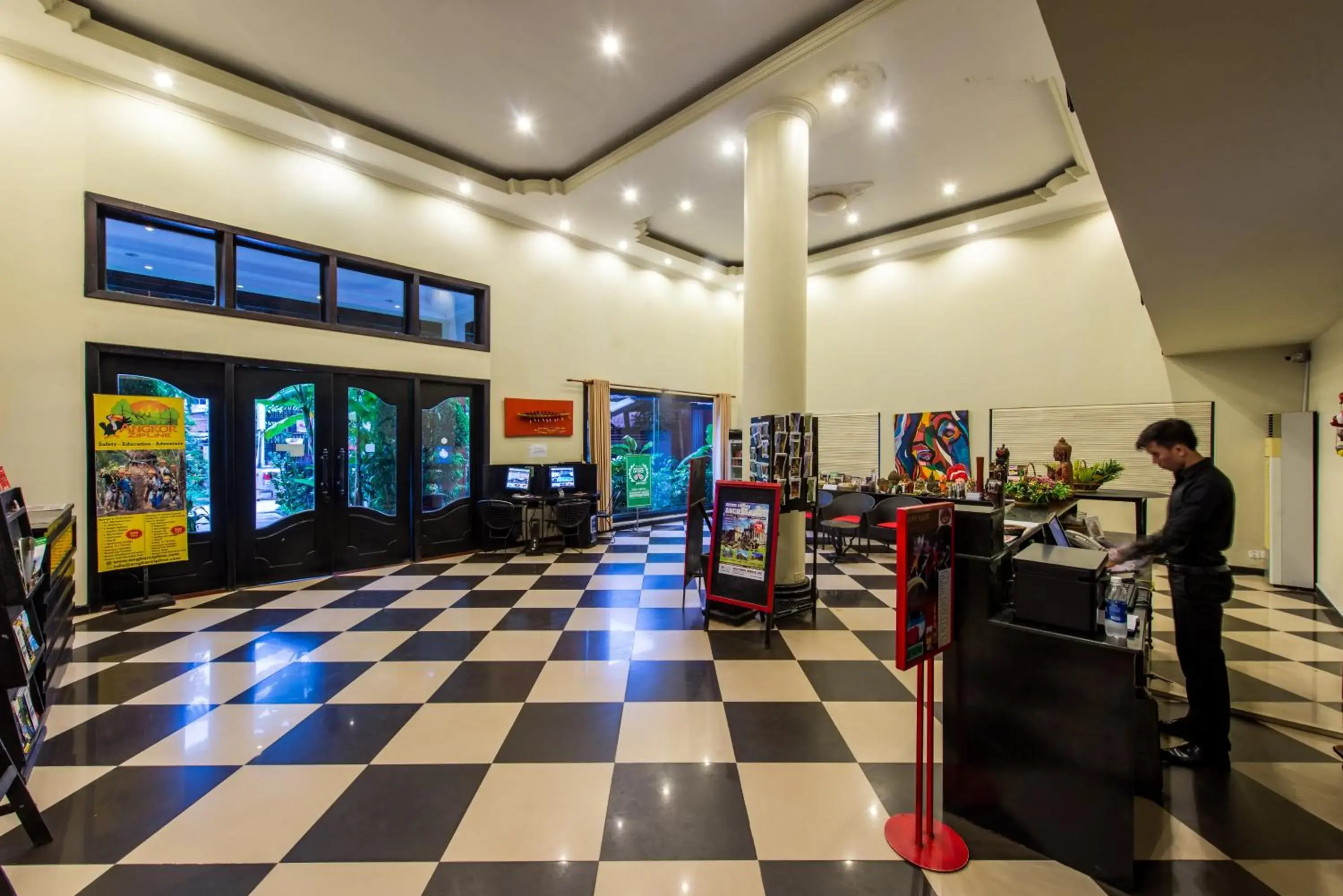 Lobby or reception in Angkor Panoramic Boutique Hotel