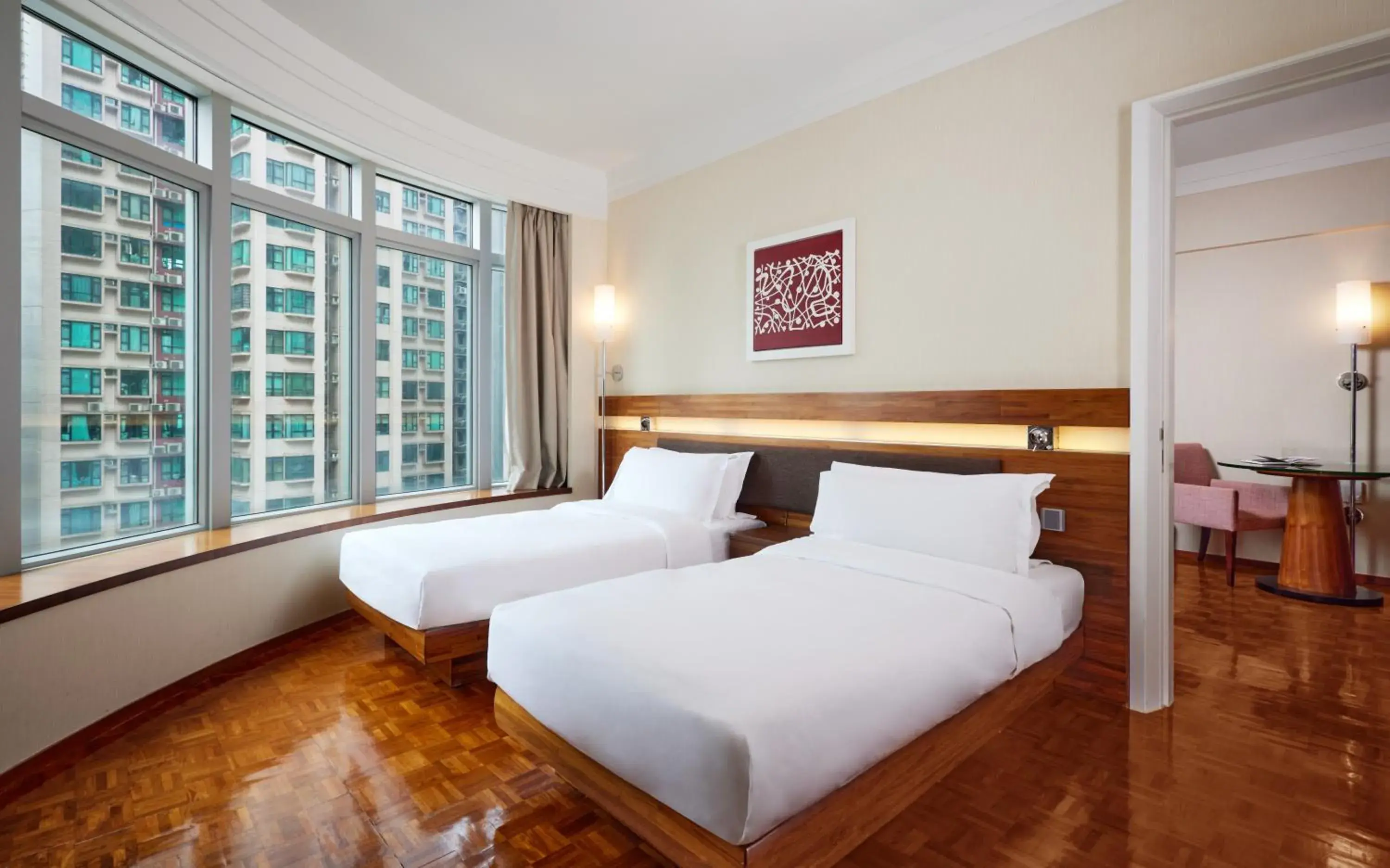 Bedroom, Bed in Nina Hotel Causeway Bay