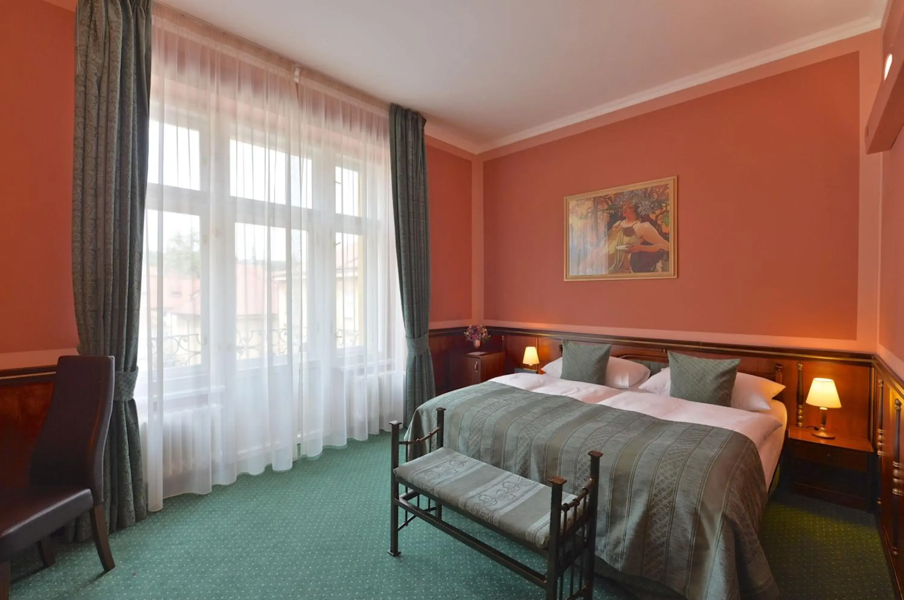 Bed in Hotel Hastal Prague Old Town