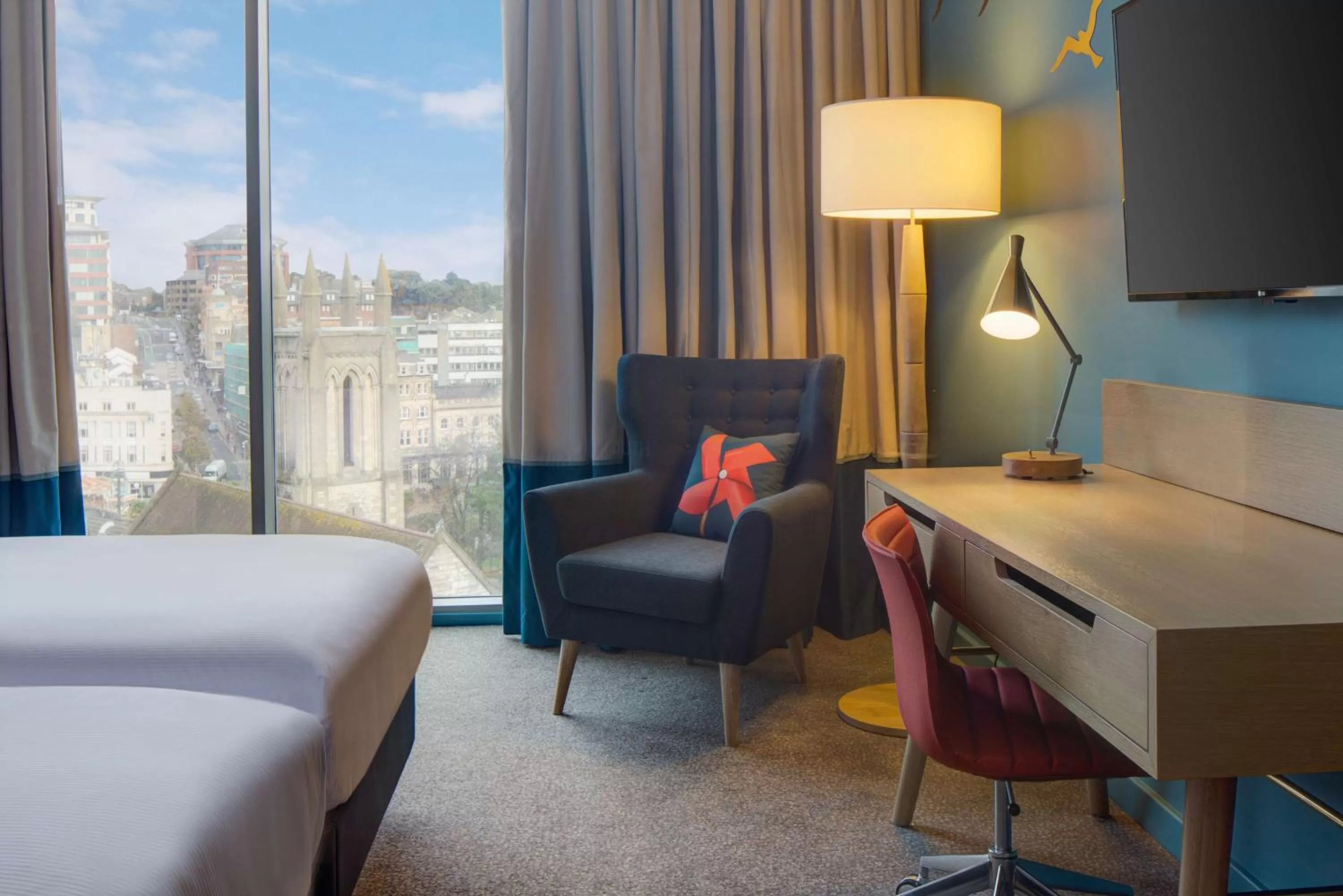 Bed in Hilton Bournemouth