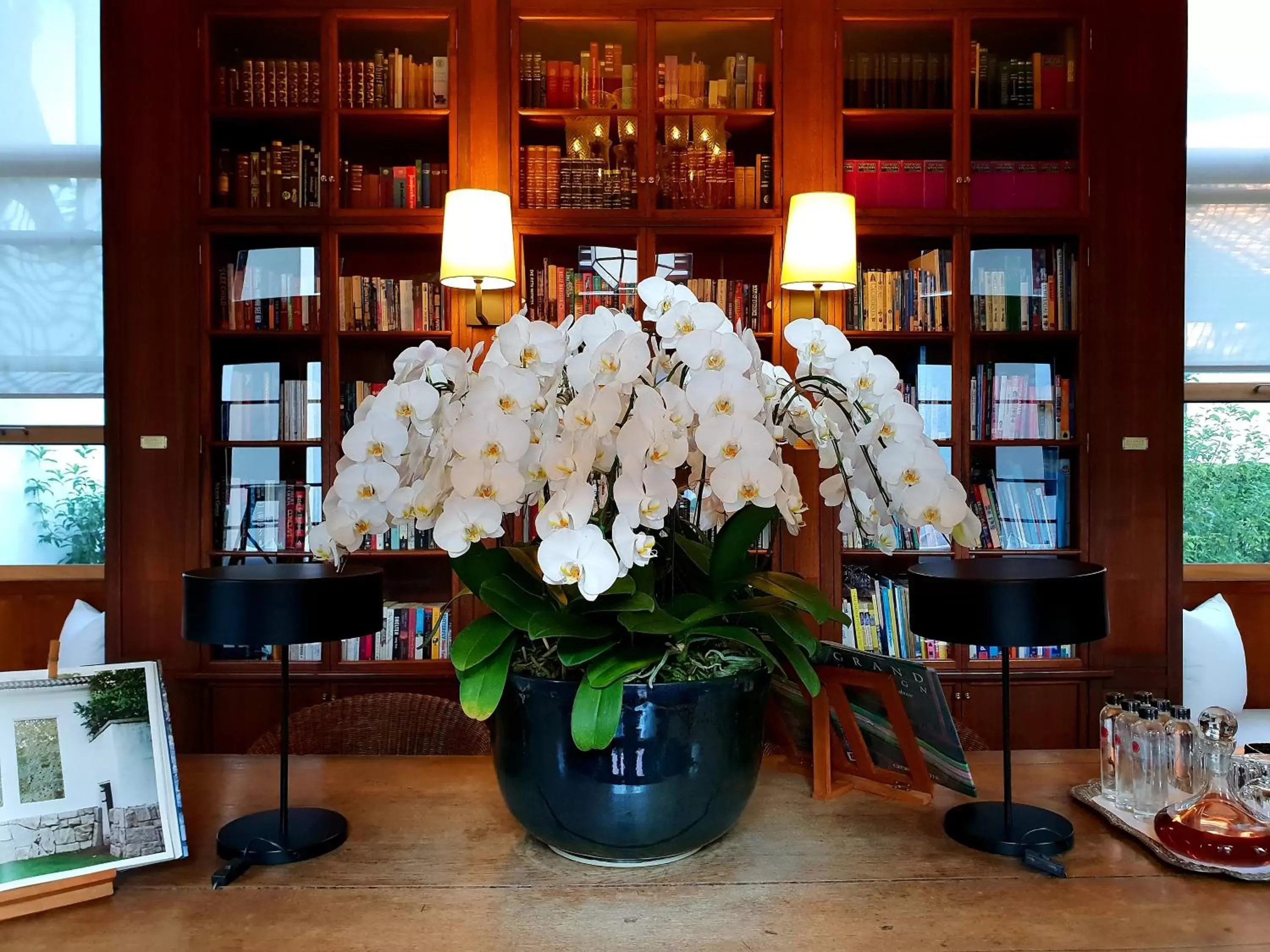 Library in Rachamankha Hotel