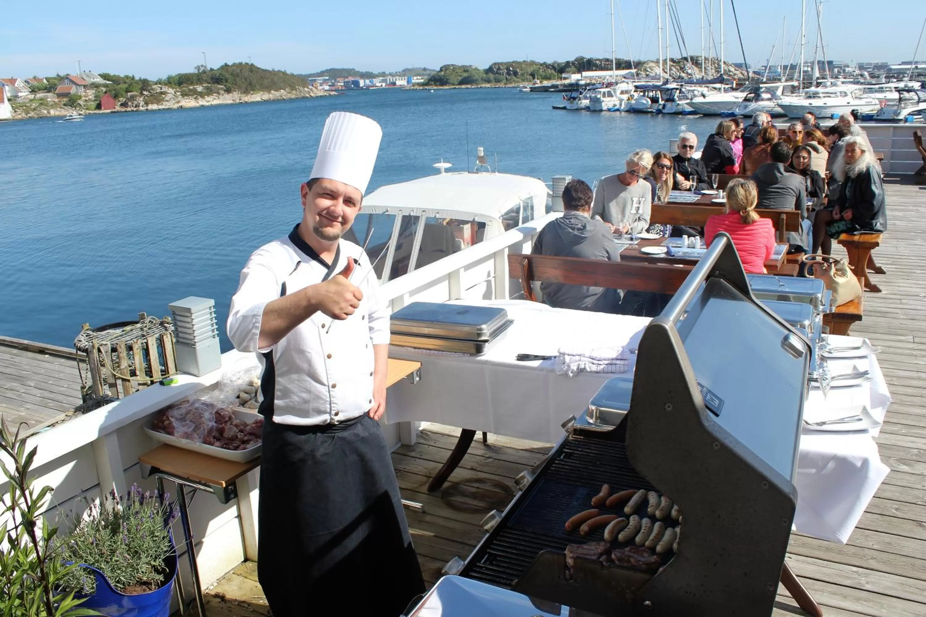 BBQ facilities in Hummeren Hotel