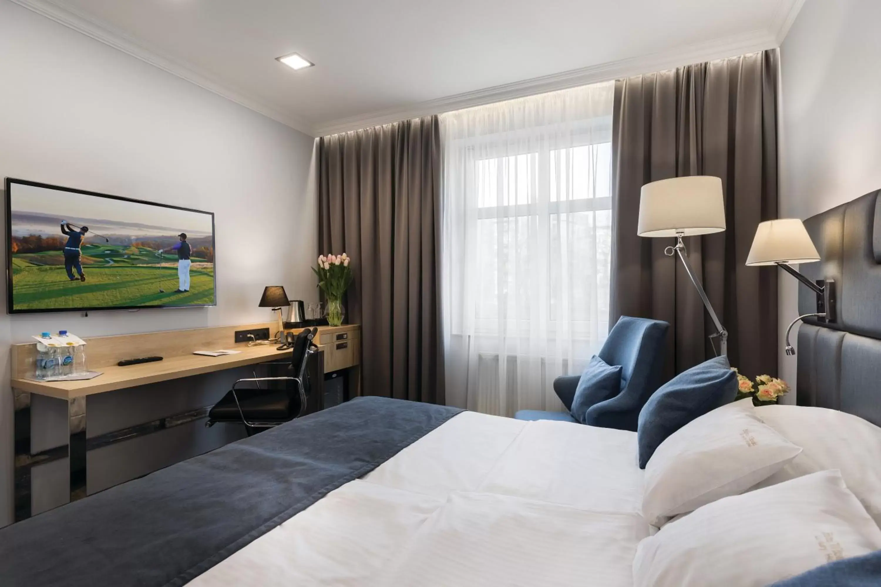 Bed in Hotel Włoski Italia Boutique Old Town Poznań Bed in Hotel Włoski Italia Boutique Old Town Poznań