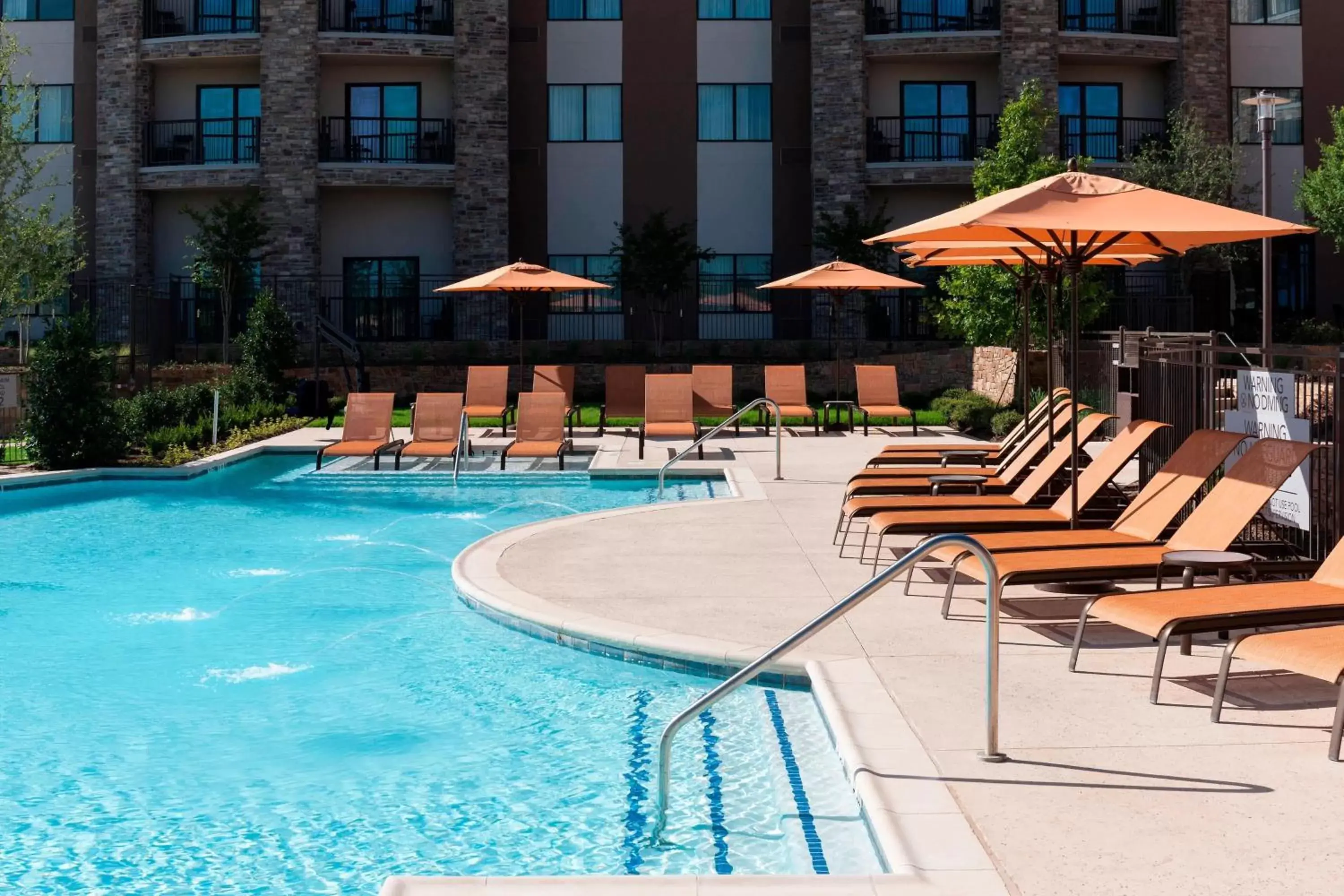 Swimming Pool in Courtyard by Marriott Fort Worth Alliance Town Center