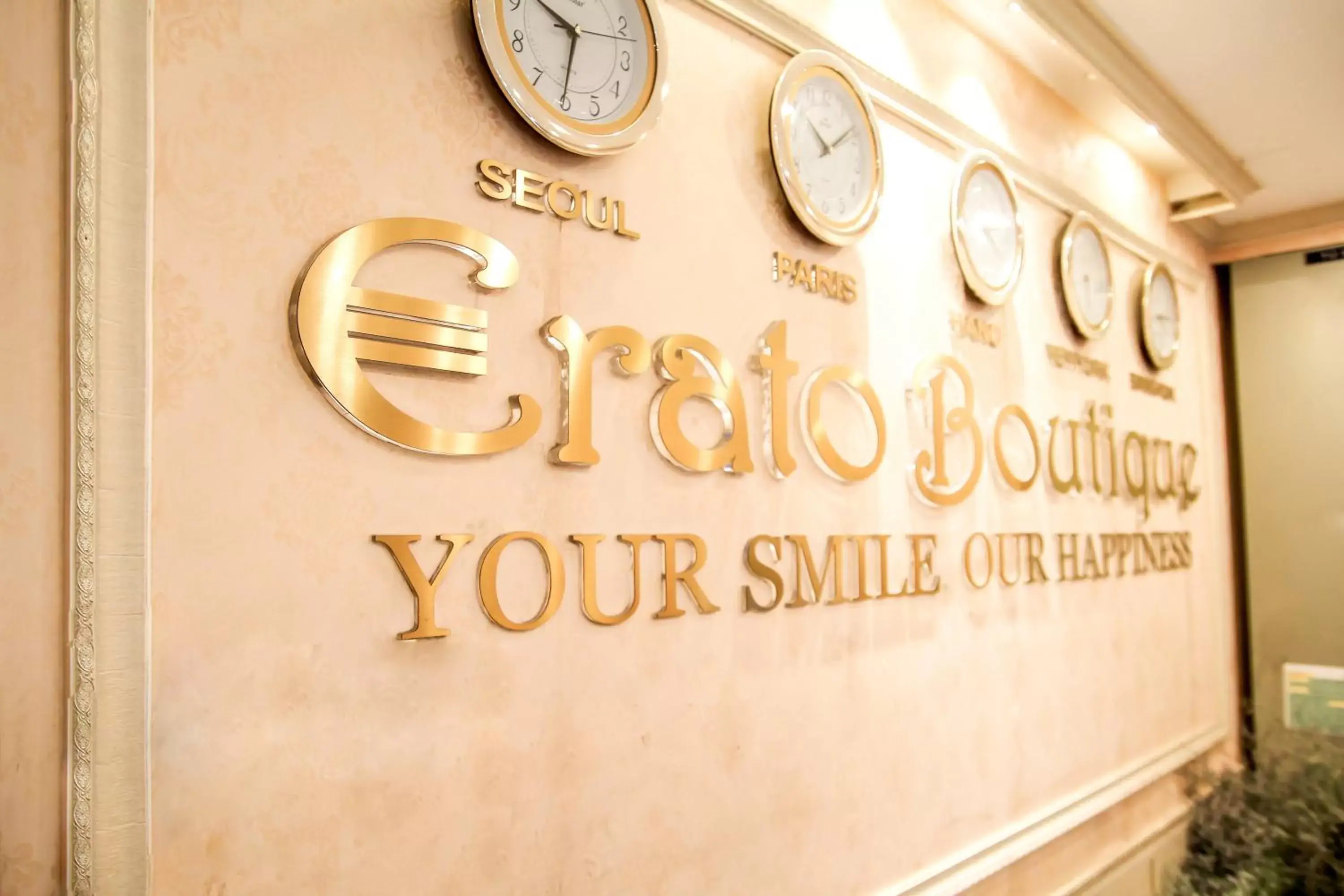 Logo/Certificate/Sign in Erato Boutique Hotel