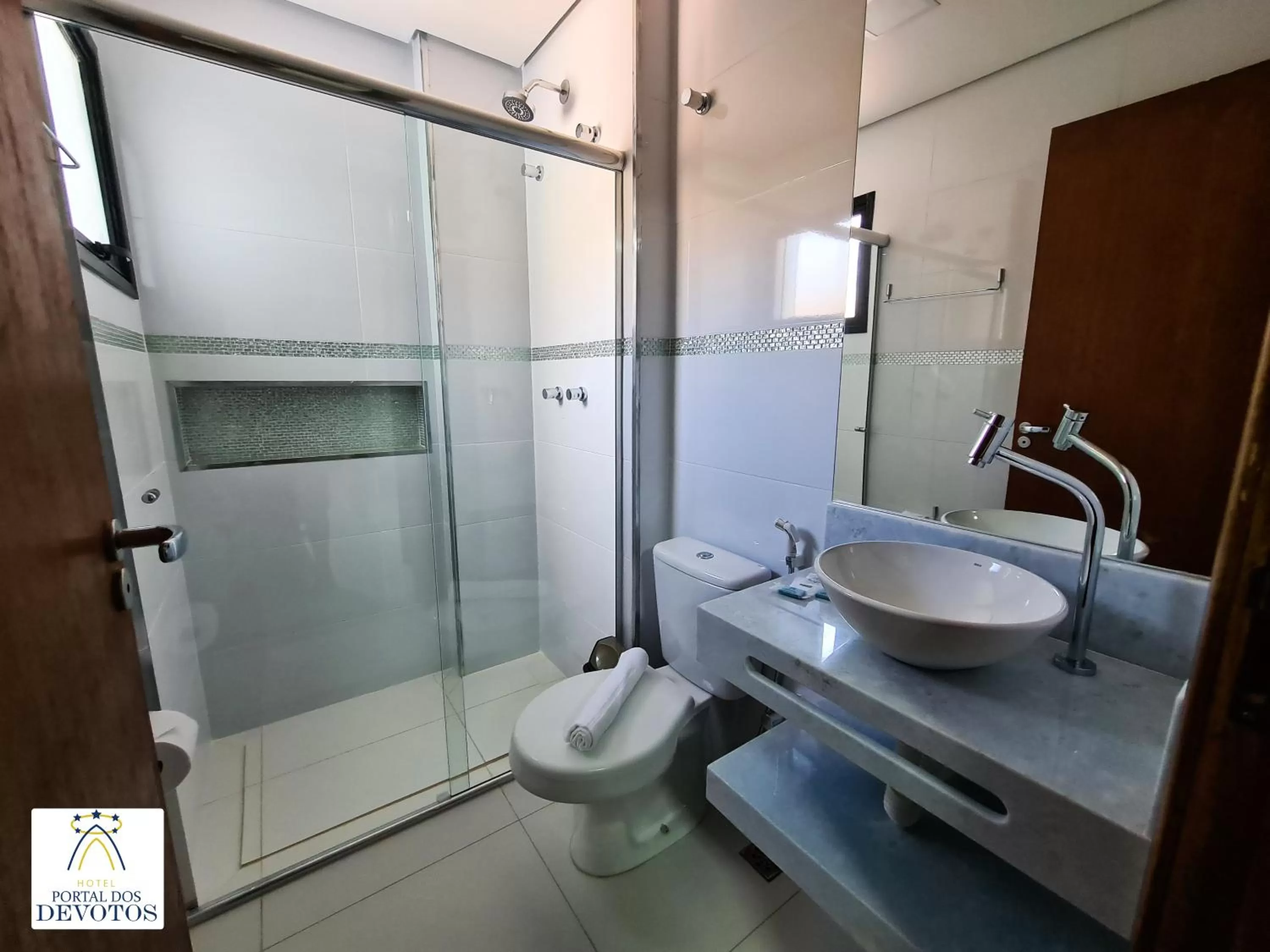 Bathroom in Hotel Portal dos Devotos
