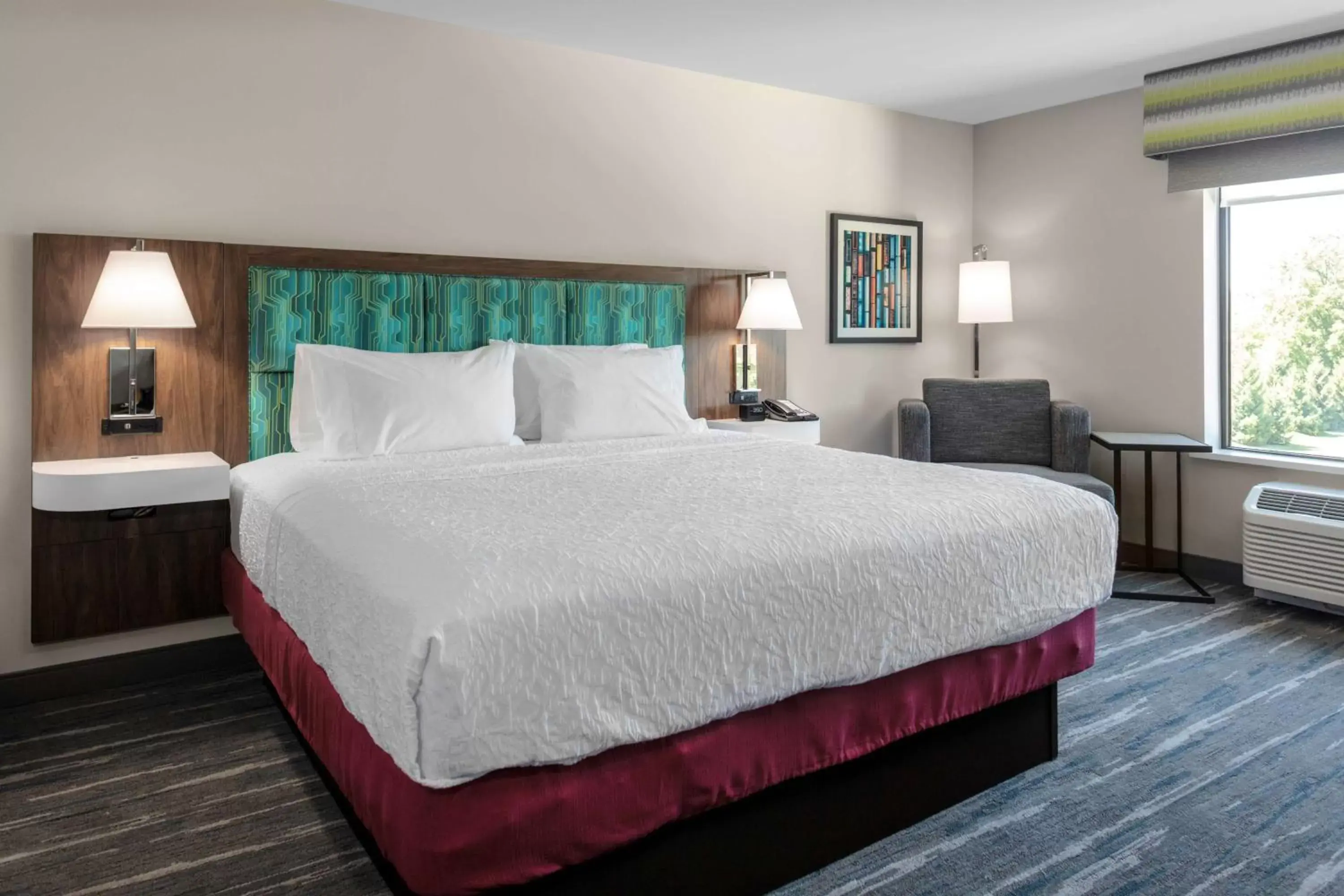 Living room, Bed in Hampton Inn & Suites Avon Indianapolis