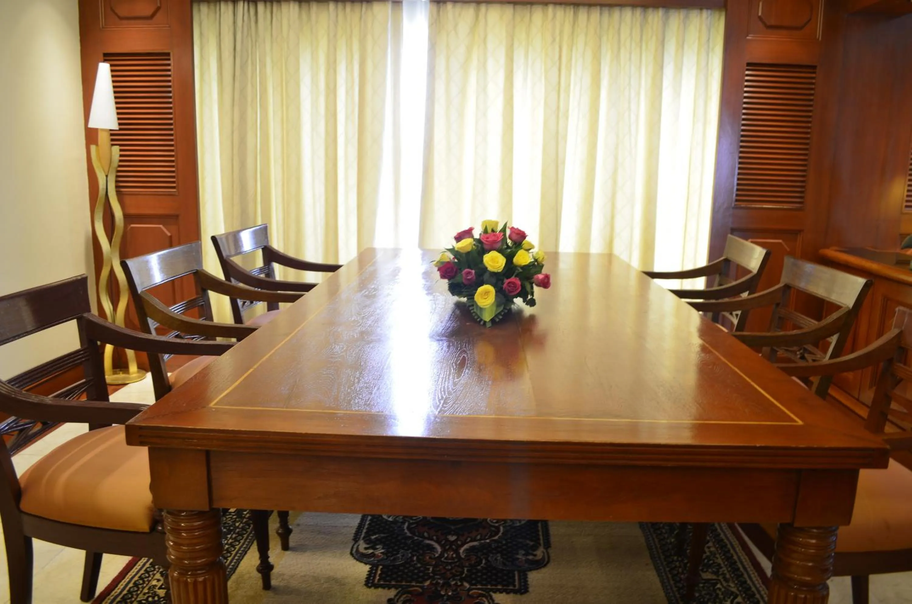 Dining area in Hotel Cambodiana