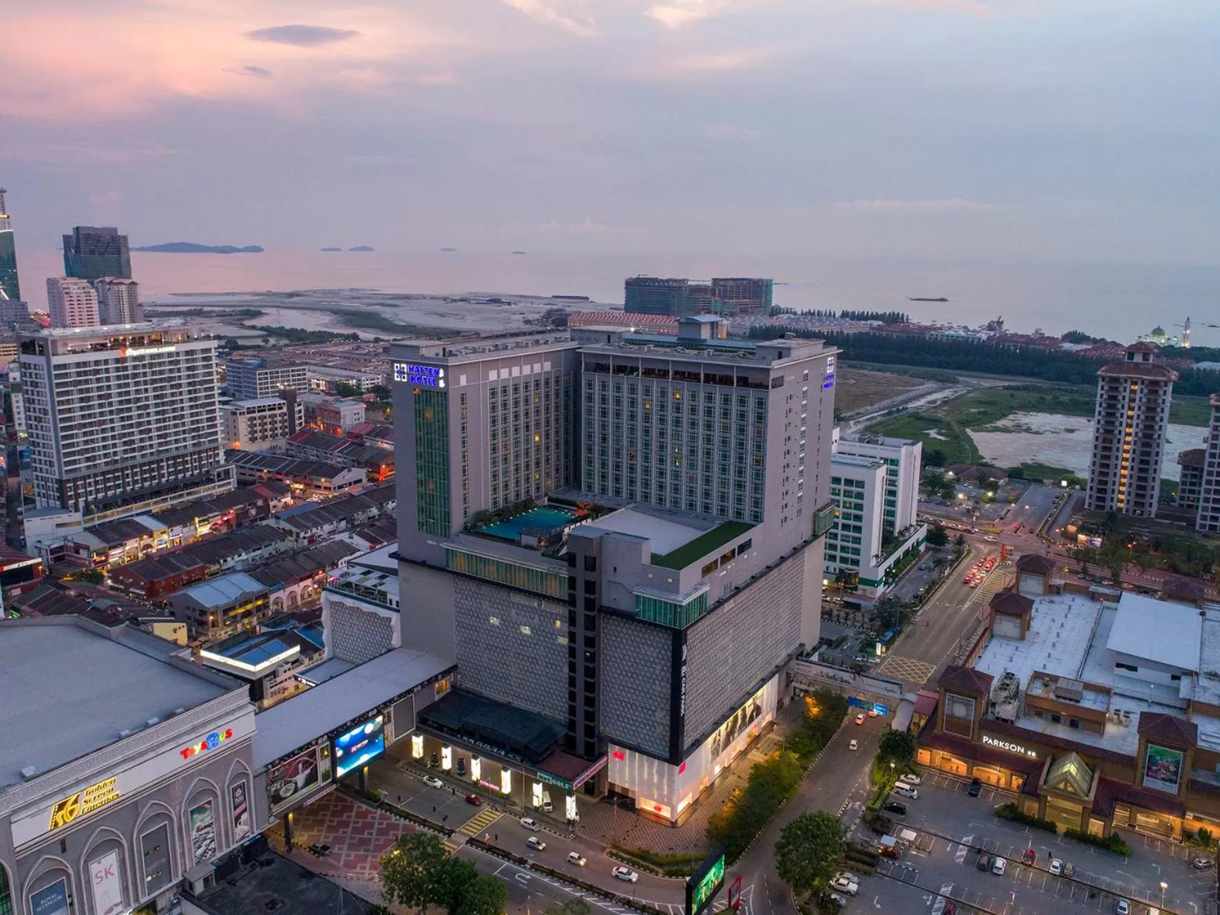 Bird's eye view in Hatten Hotel Melaka